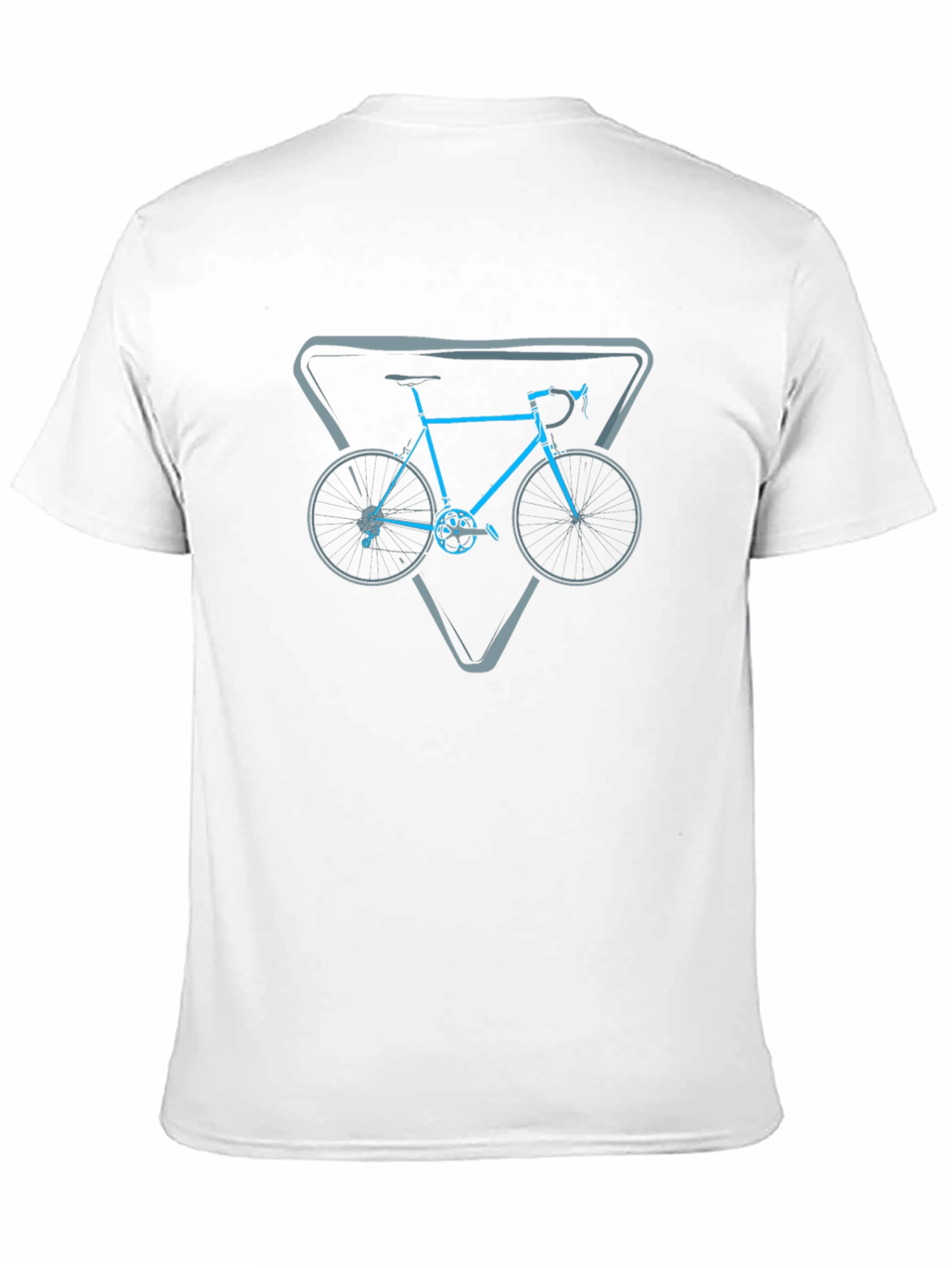 Cycle T-Shirt: Geometric Bike Design