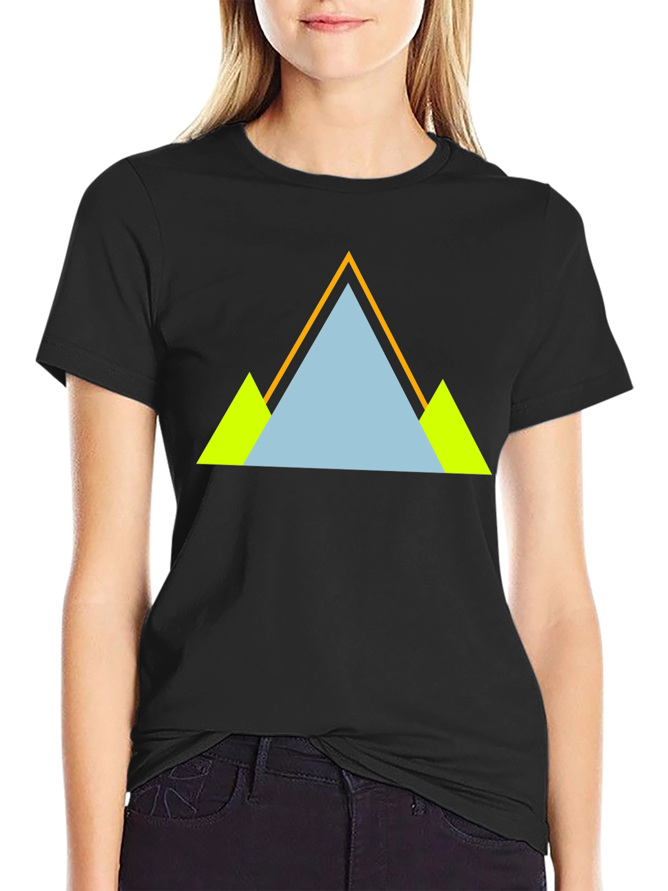 Geometric Mountain T-Shirt - Cool Graphic Tee