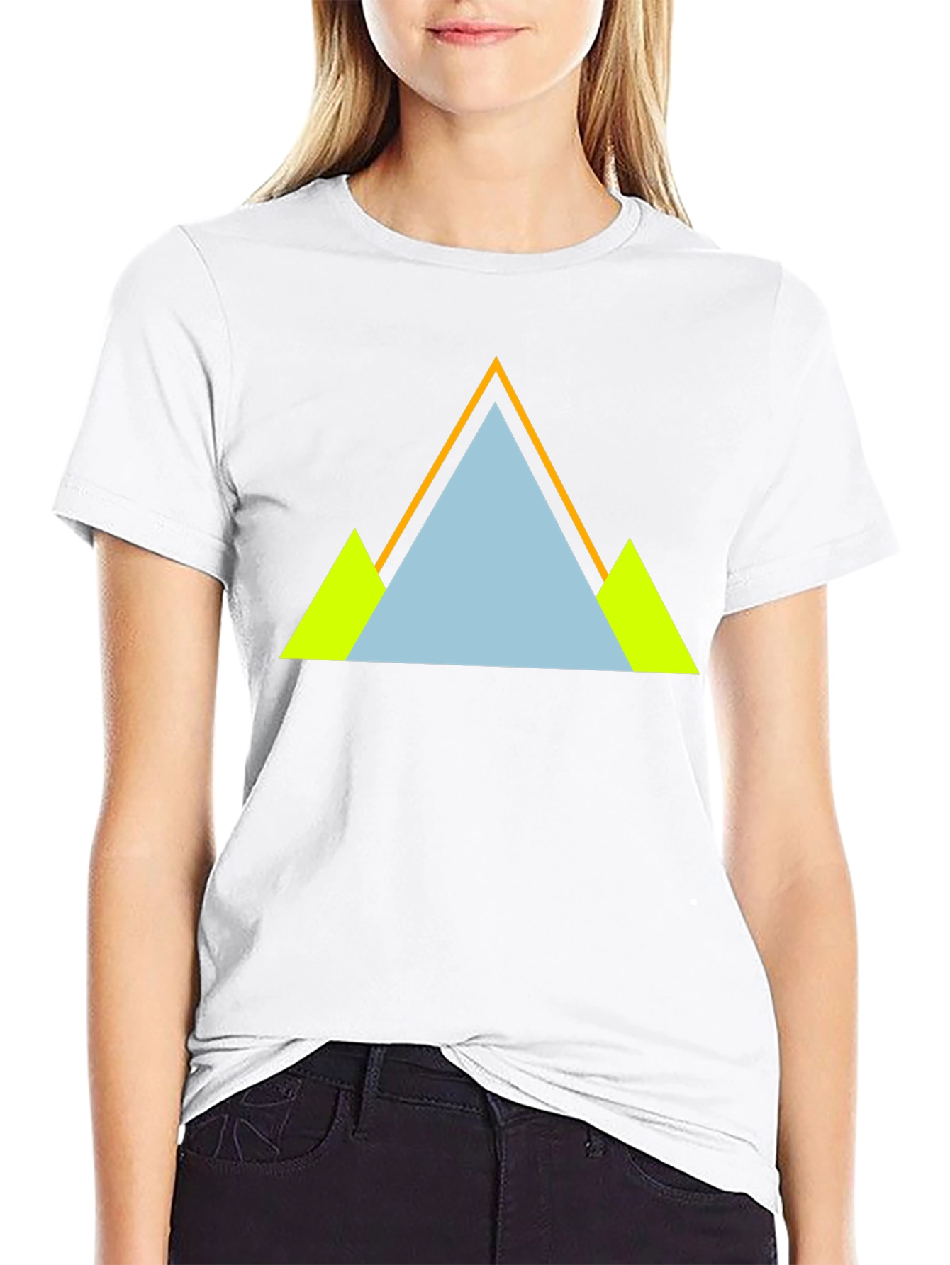 Geometric Mountain T-Shirt - Cool Graphic Tee