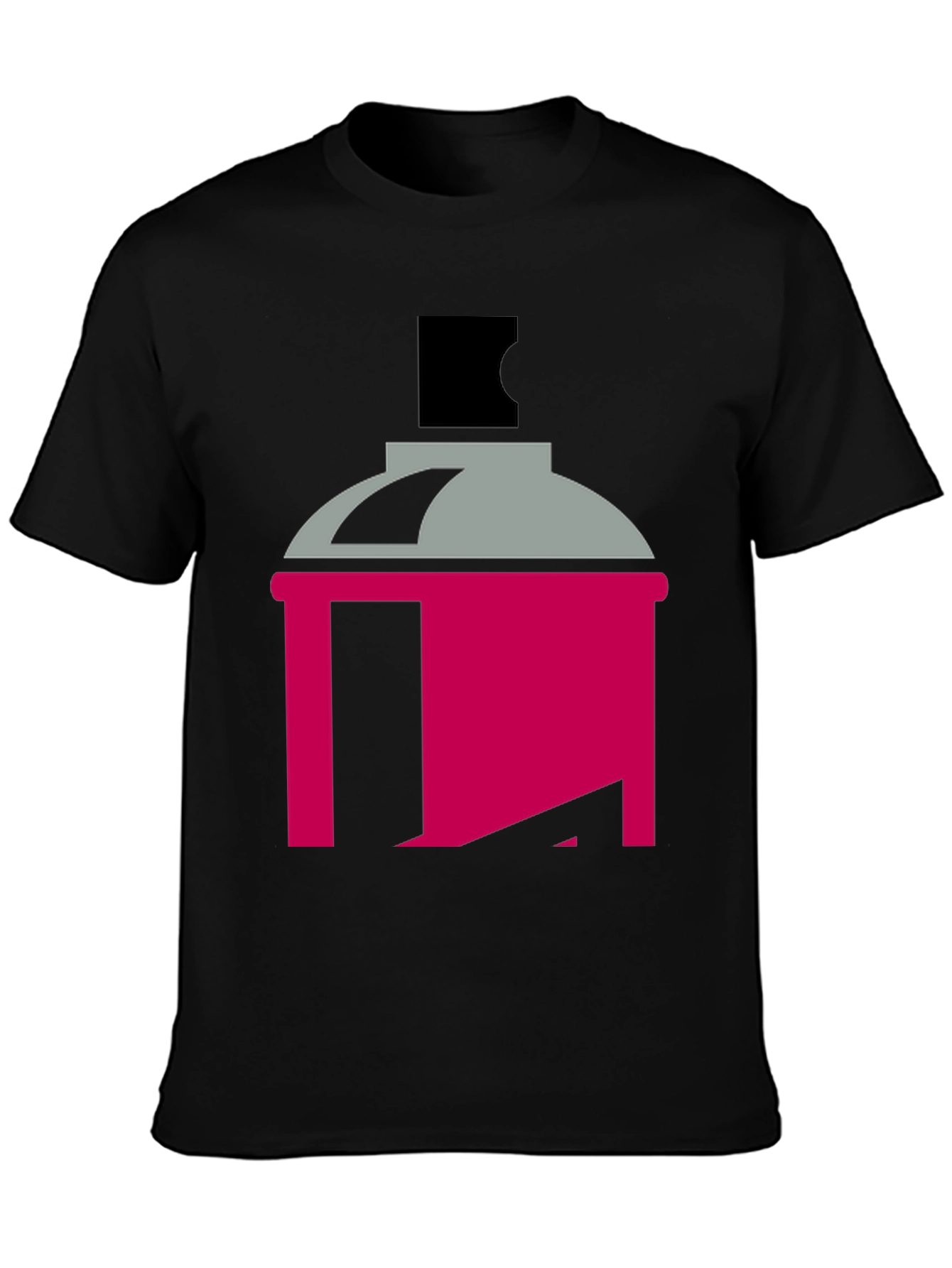 Spray Paint Can Graphic Tee - Modern Art Style