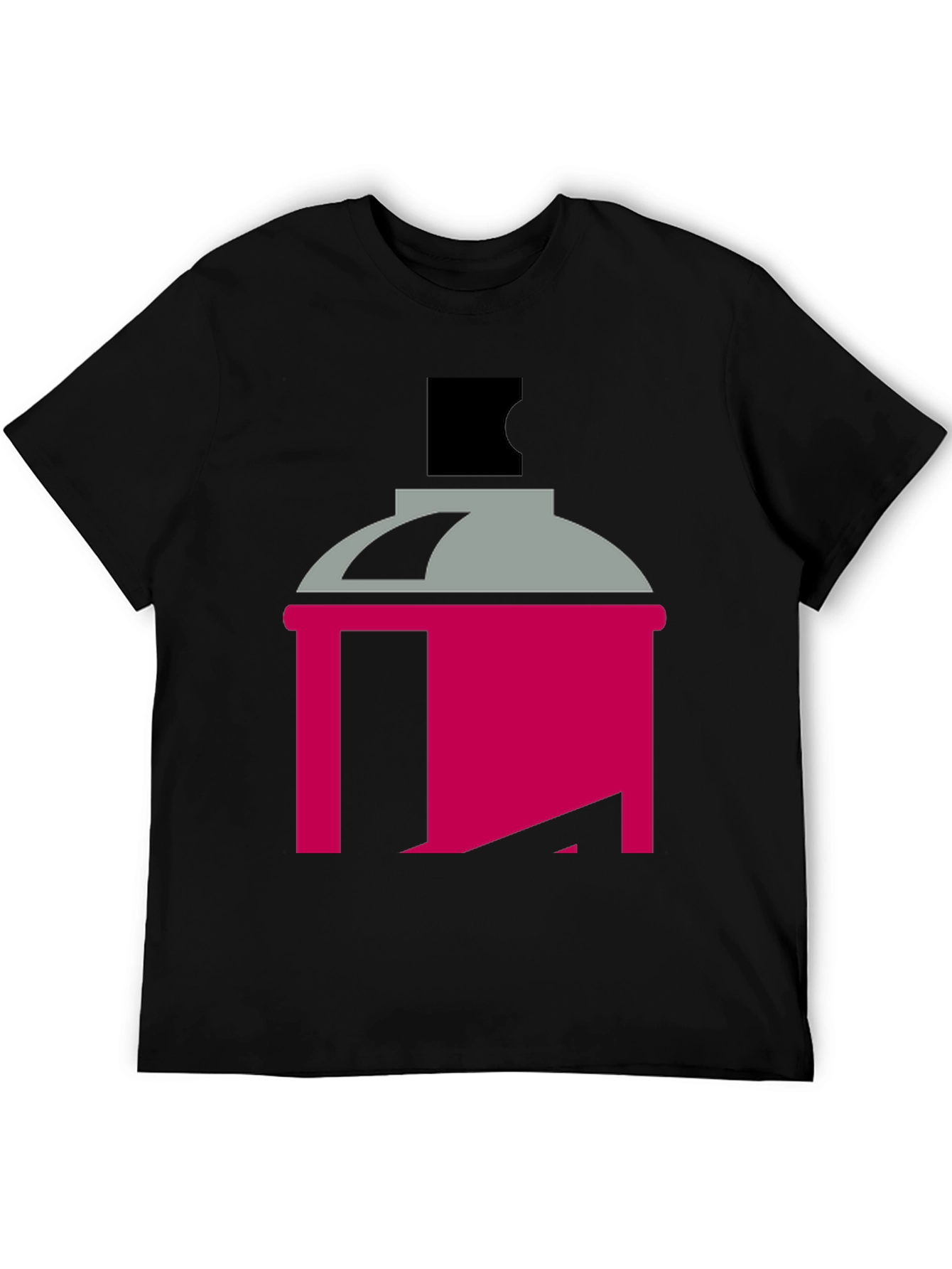 Spray Paint Can Graphic Tee - Modern Art Style
