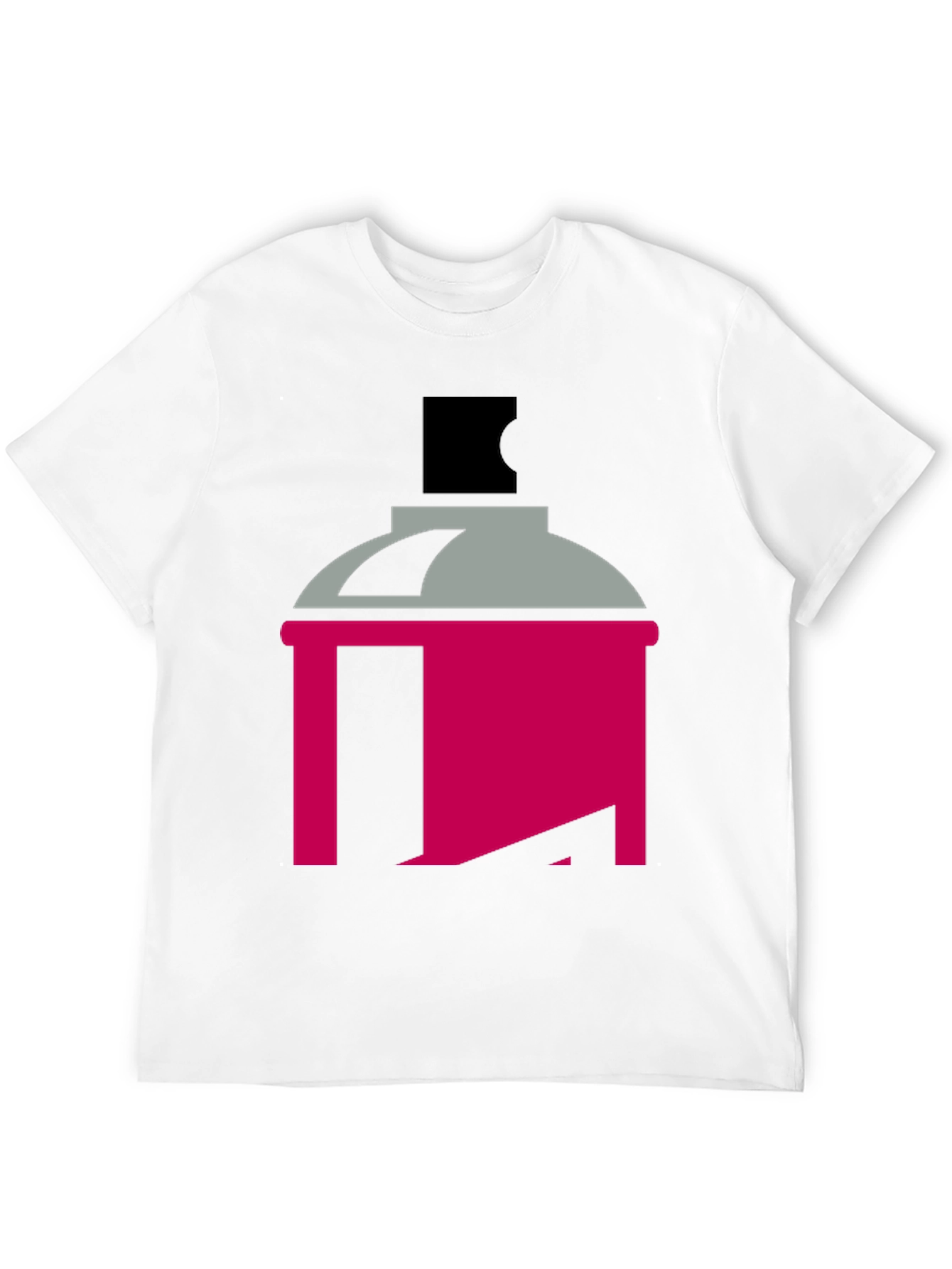 Spray Paint Can Graphic Tee - Modern Art Style
