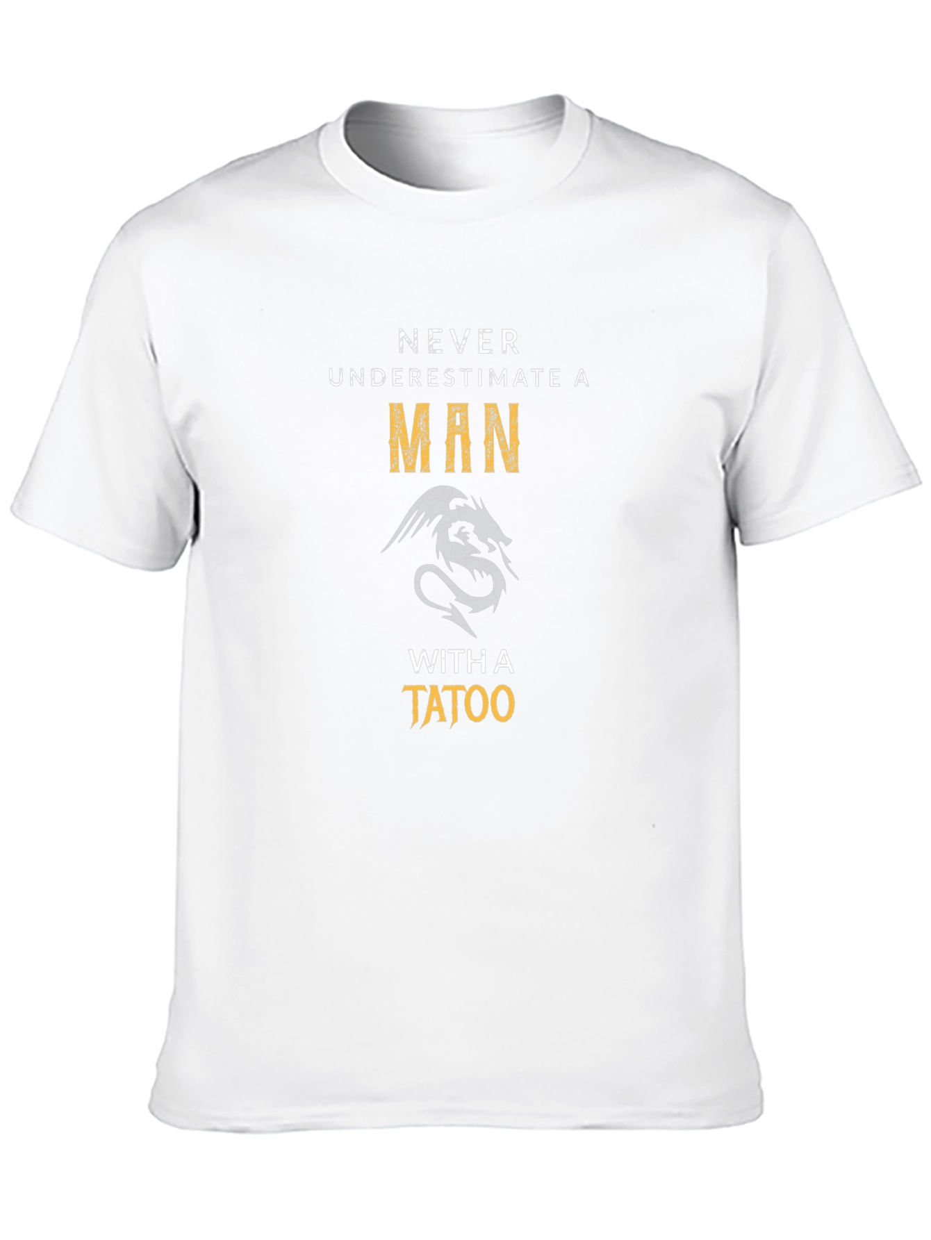 Mens Graphic T-Shirt - Dragon Tattoo Design