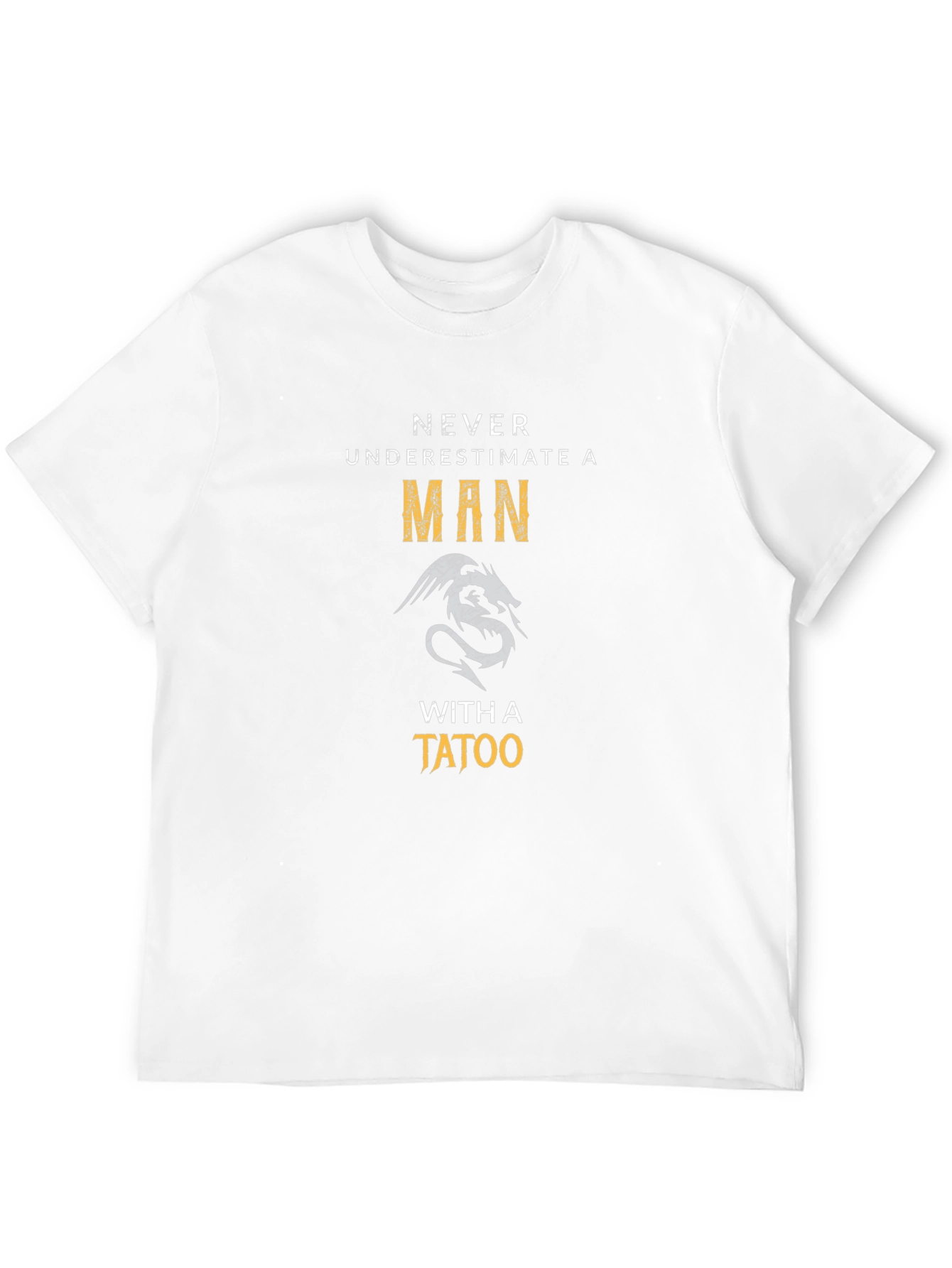 Mens Graphic T-Shirt - Dragon Tattoo Design