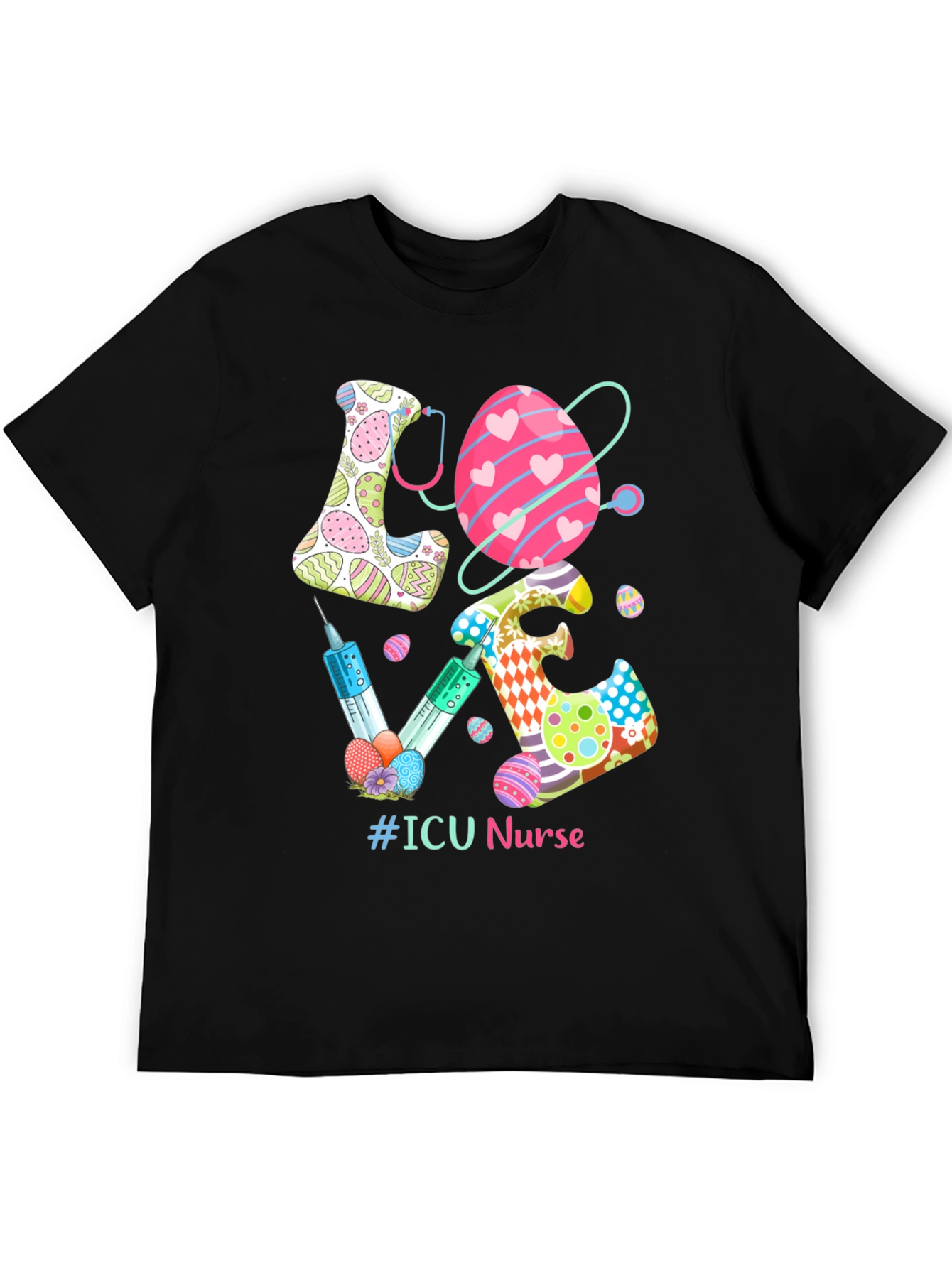 ICU Nurse Easter Egg T-Shirt