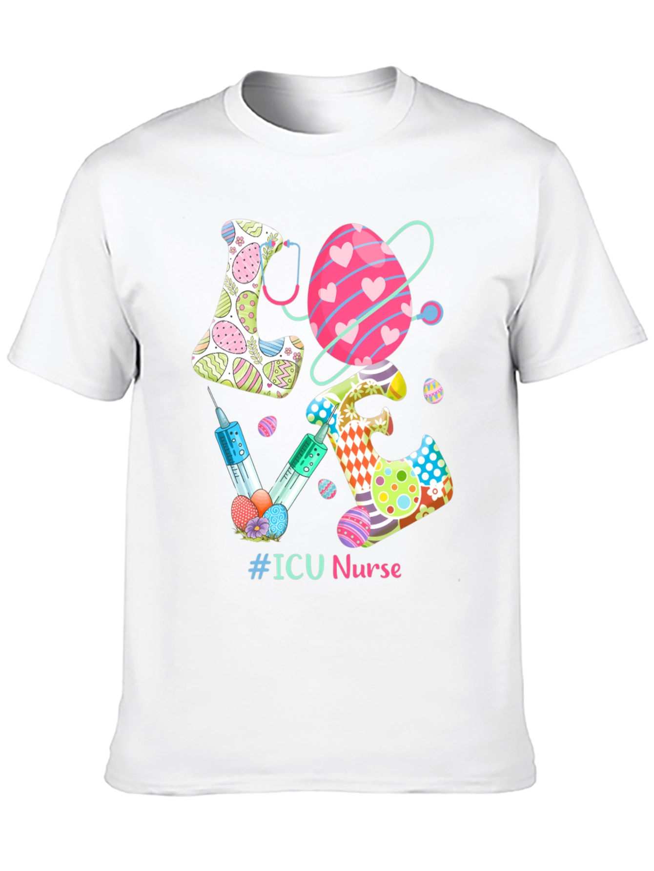 ICU Nurse Easter Egg T-Shirt
