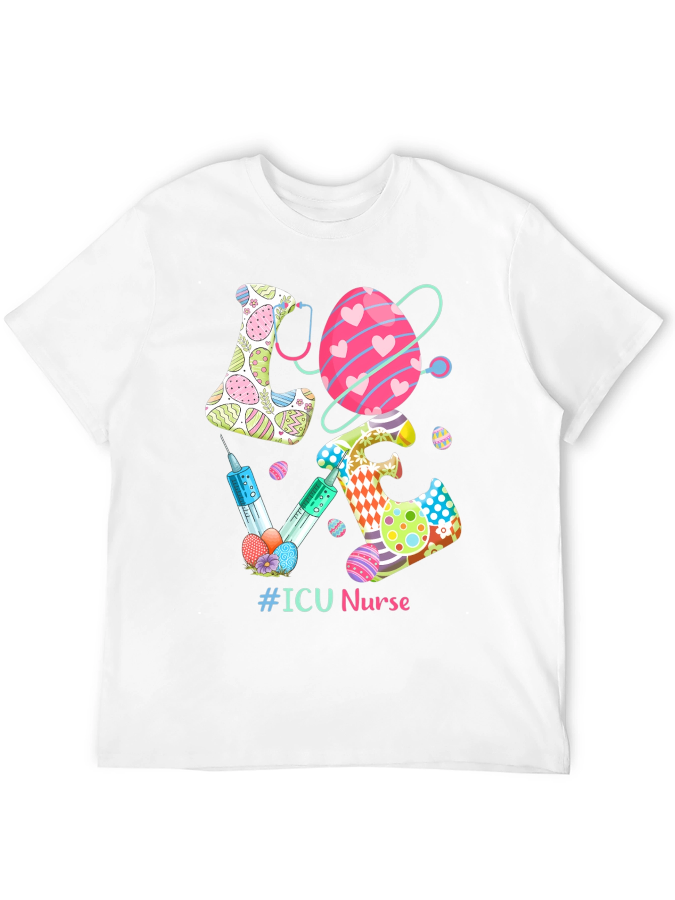 ICU Nurse Easter Egg T-Shirt