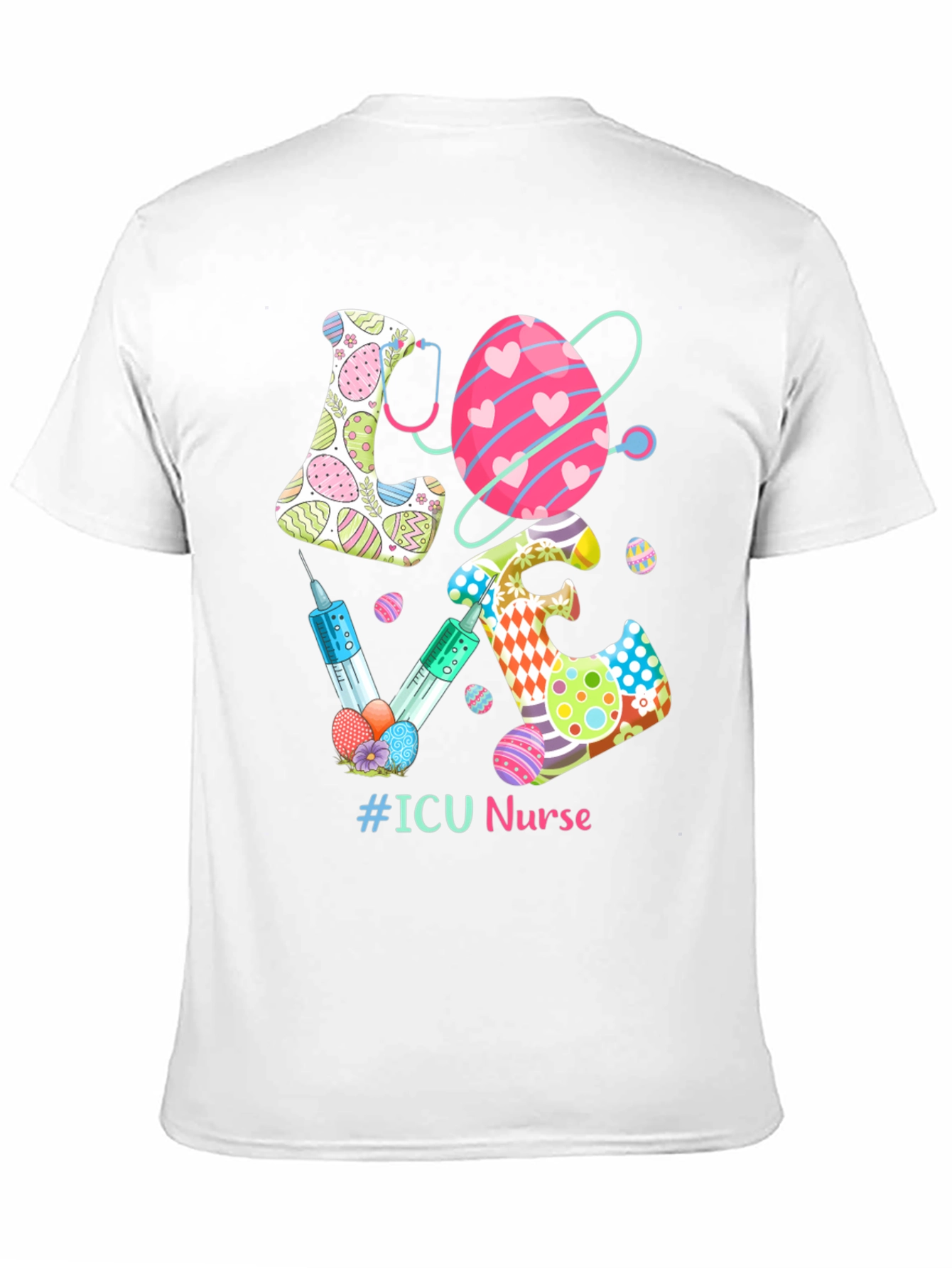ICU Nurse Easter Egg T-Shirt