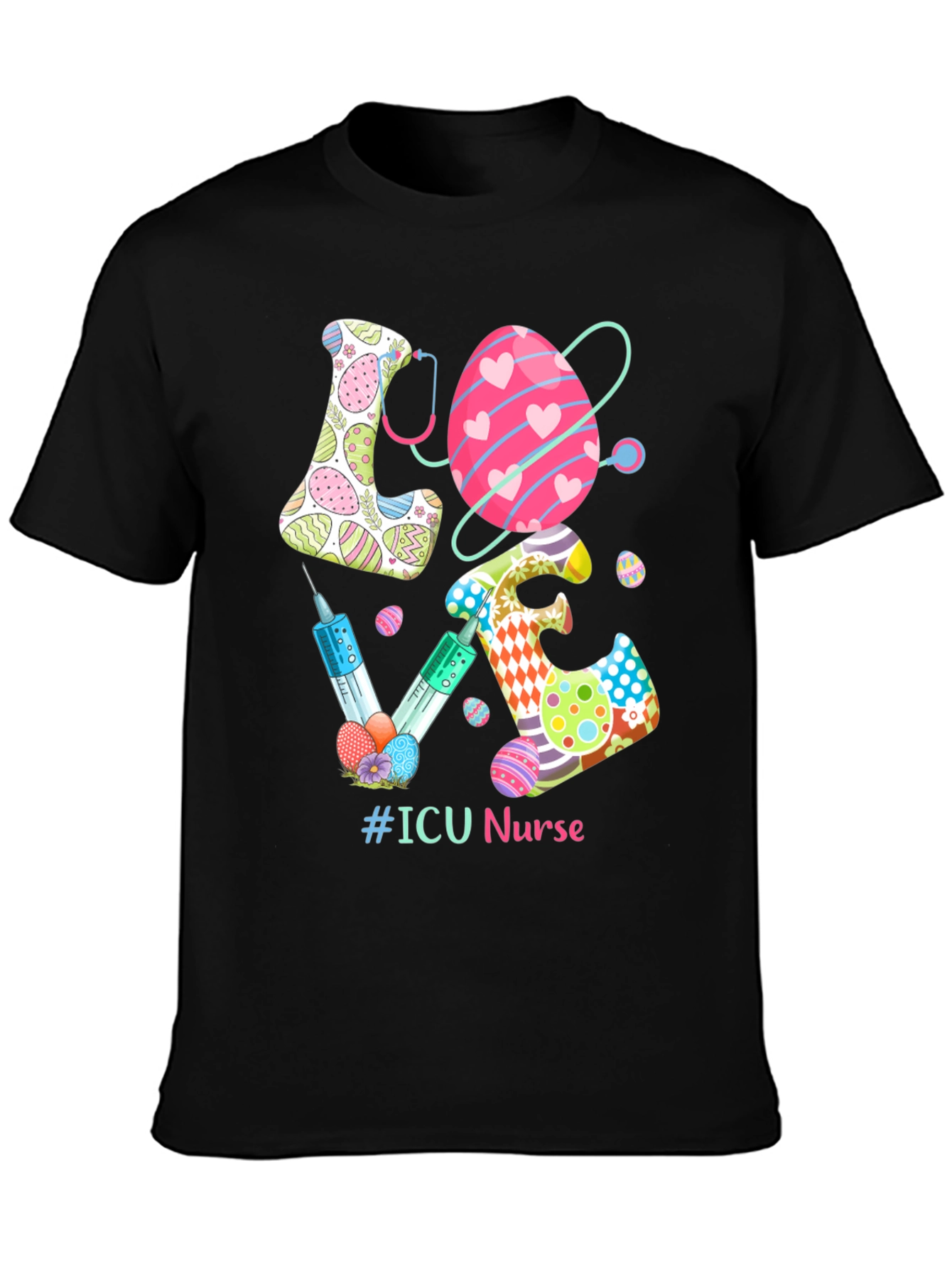 ICU Nurse Easter Egg T-Shirt