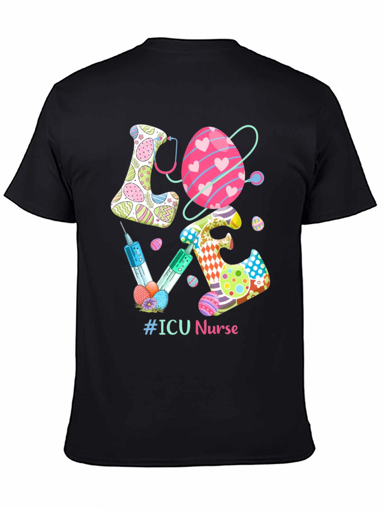 ICU Nurse Easter Egg T-Shirt