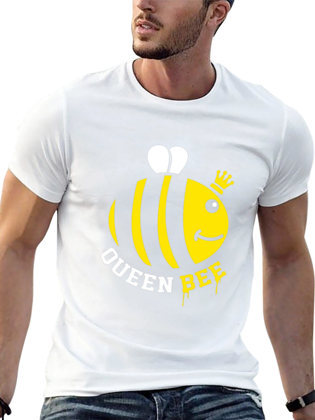 Queen Bee Graphic T-Shirt - Trendy Casual Wear
