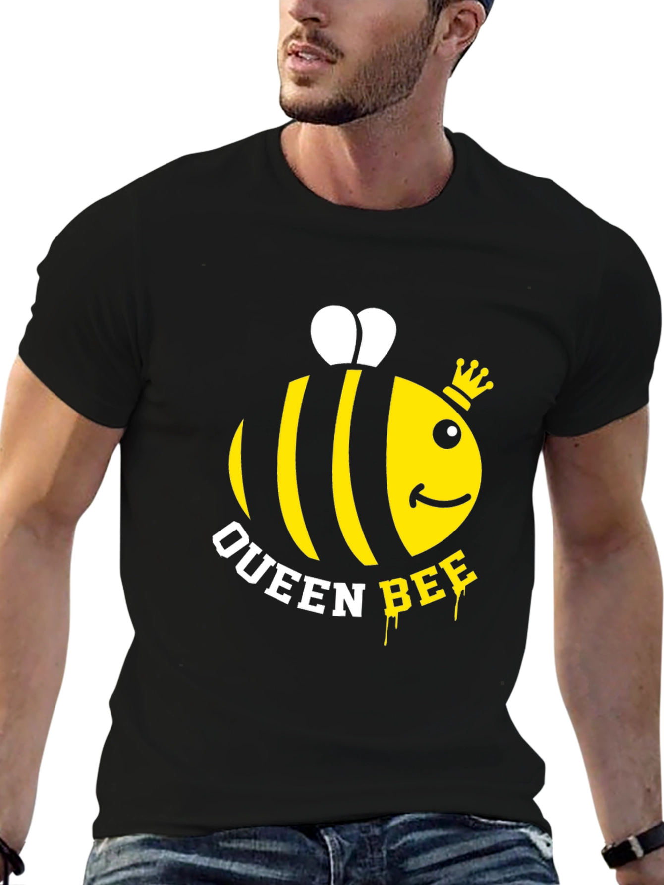 Queen Bee Graphic T-Shirt - Trendy Casual Wear