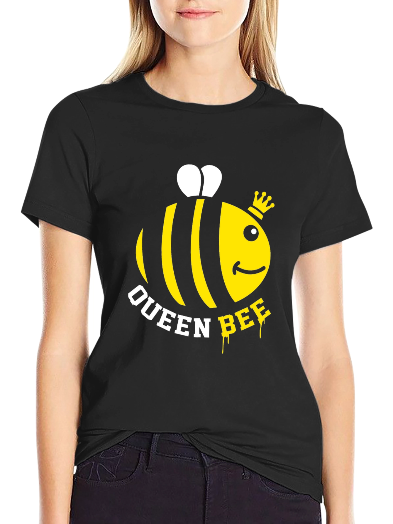 Queen Bee Graphic T-Shirt - Trendy Casual Wear