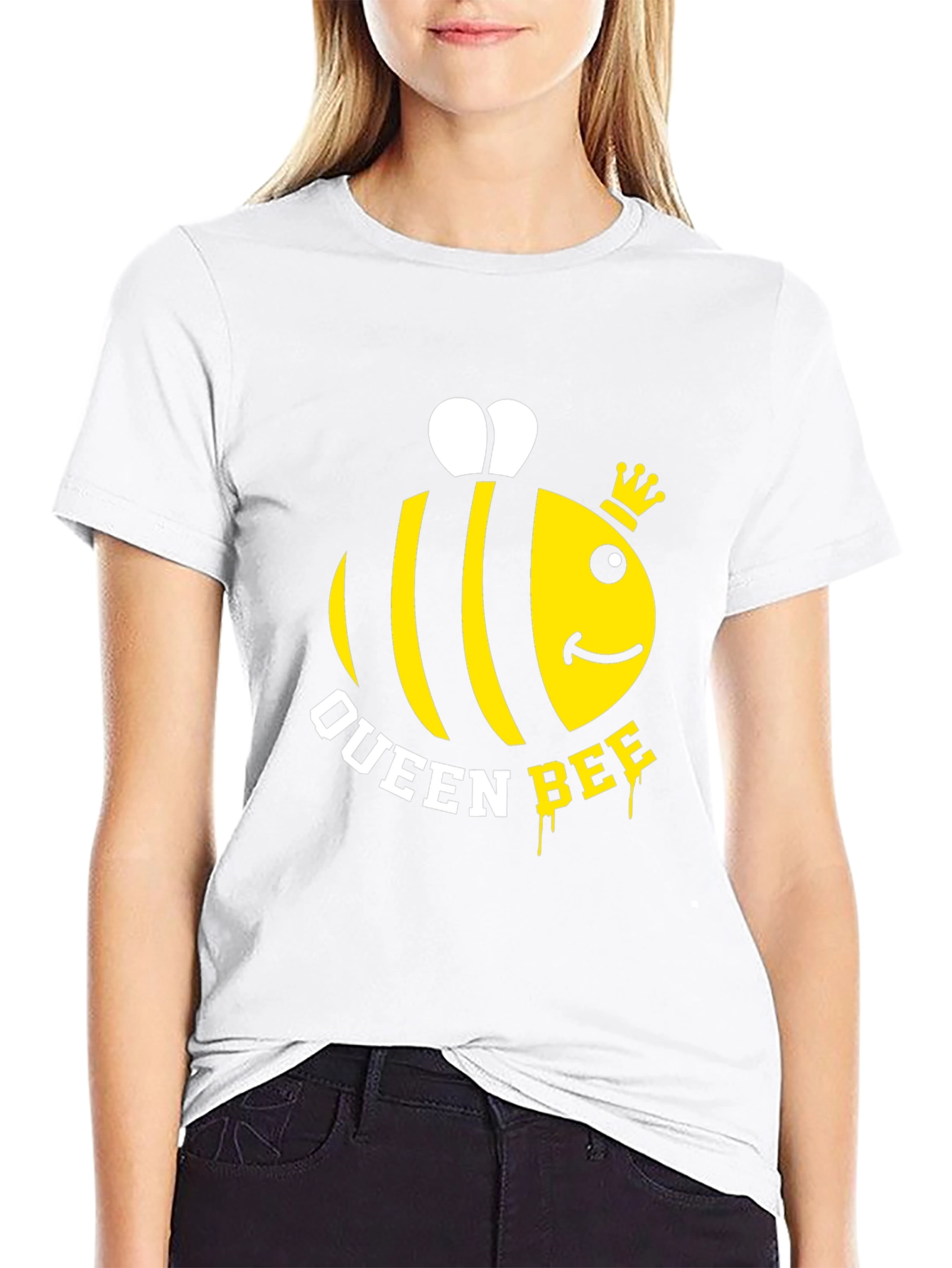 Queen Bee Graphic T-Shirt - Trendy Casual Wear
