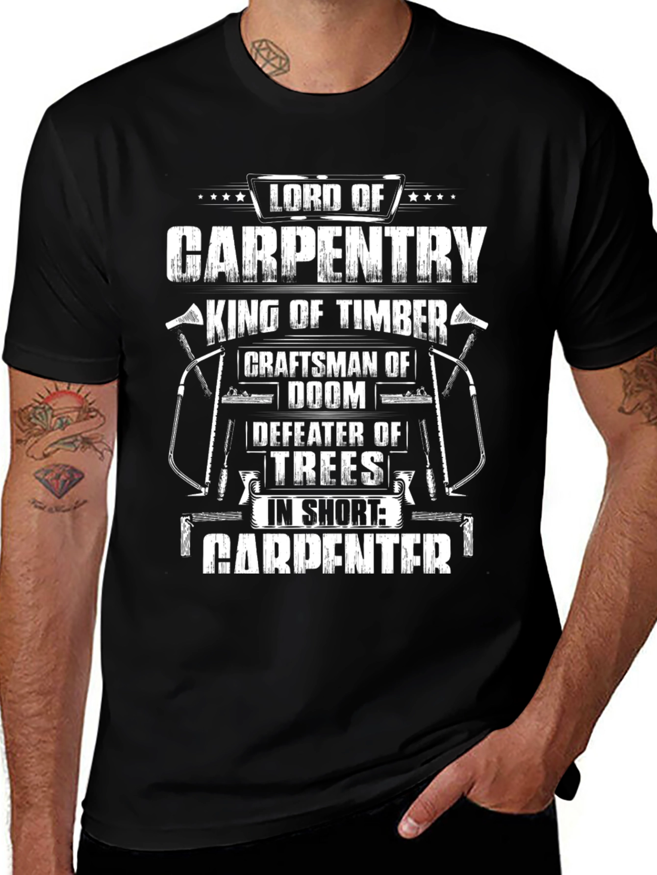 Lord of Carpentry Graphic T-Shirt