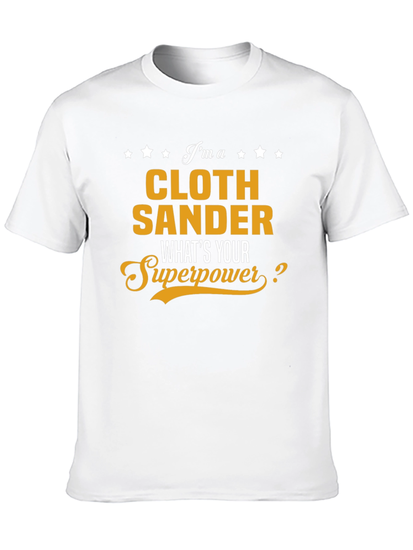 Cloth Sander Superpower T-Shirt - Black Cotton Tee
