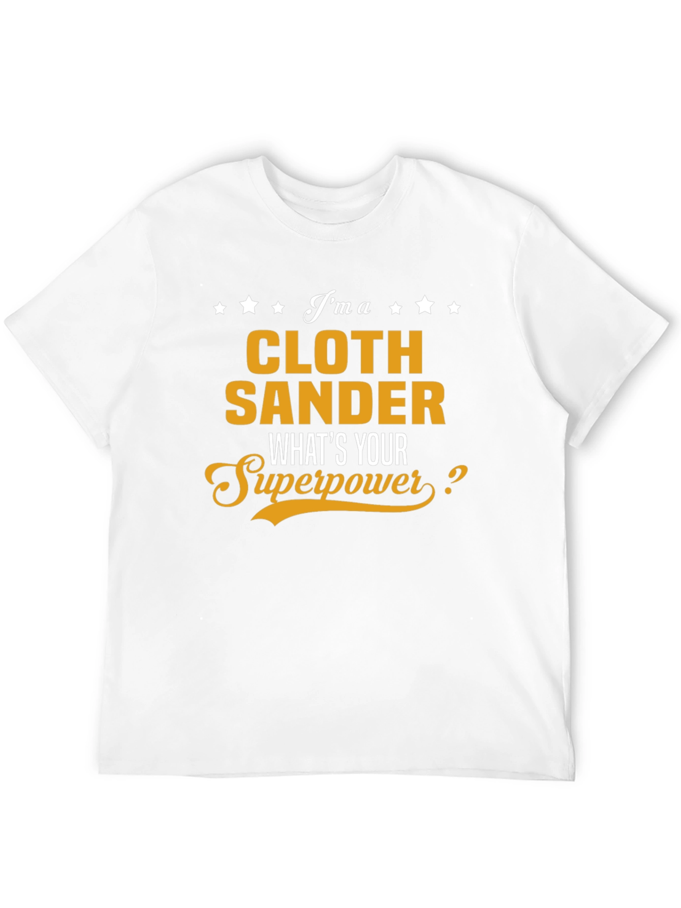Cloth Sander Superpower T-Shirt - Black Cotton Tee