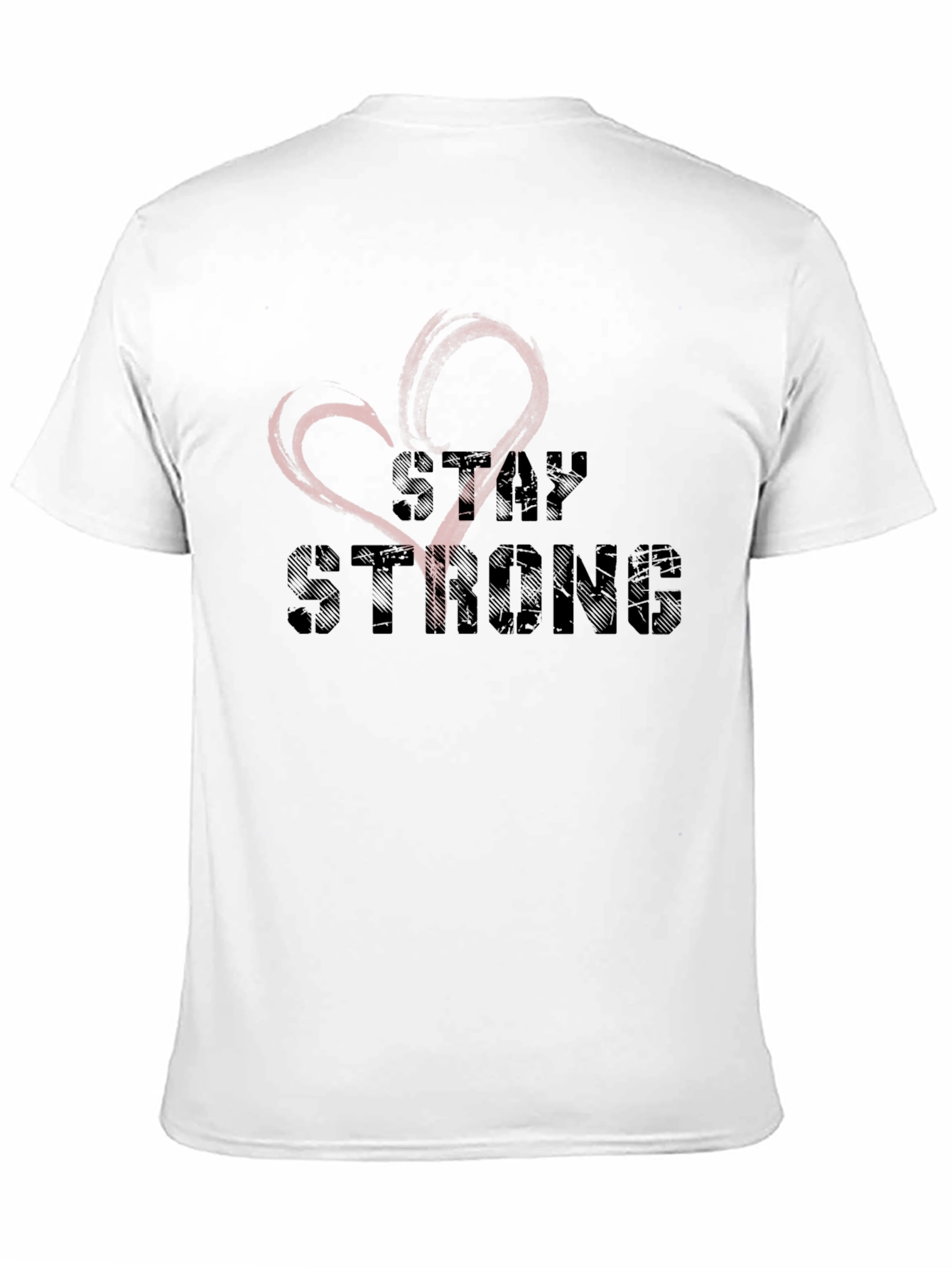Stay Strong Black Graphic Tee