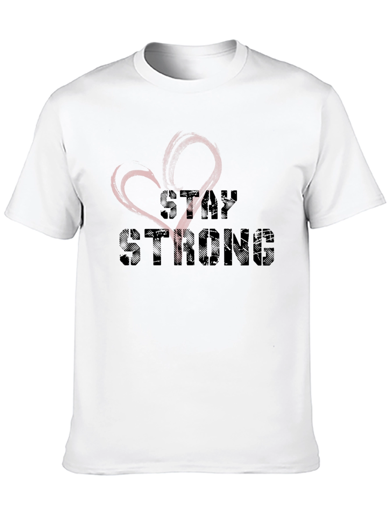Stay Strong Black Graphic Tee