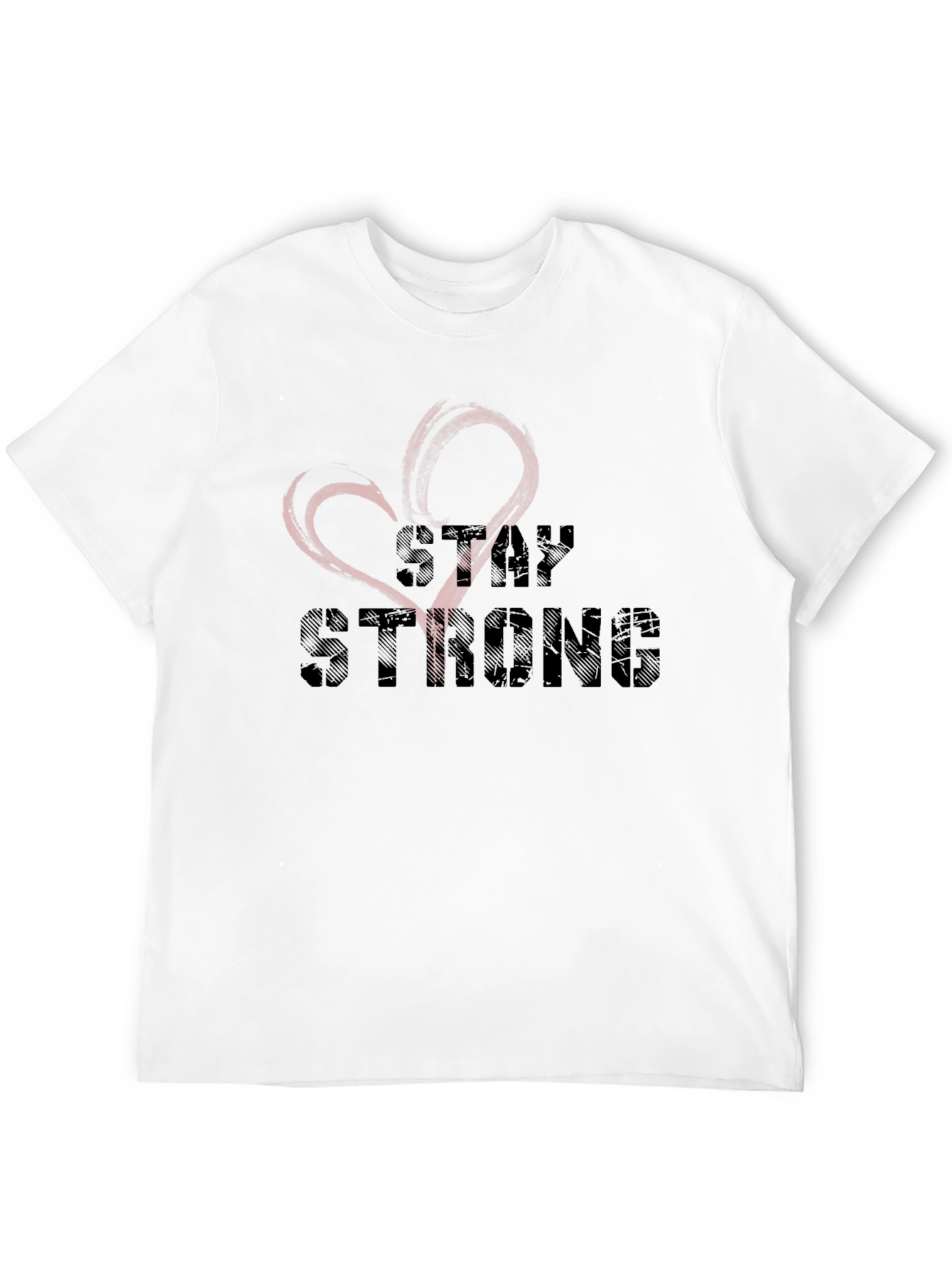 Stay Strong Black Graphic Tee