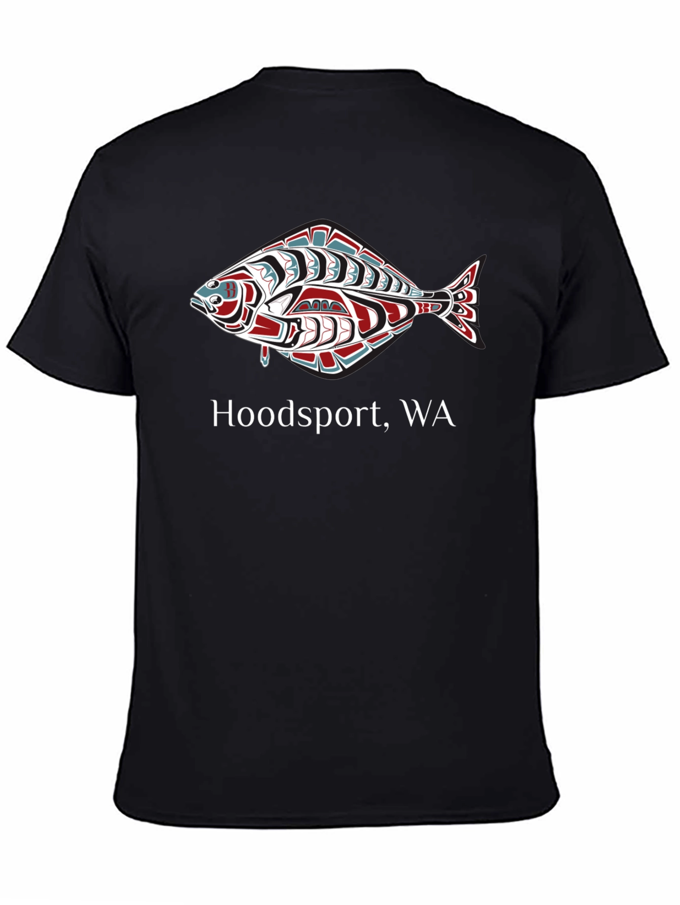 Hoodsport WA Fish Graphic Tee