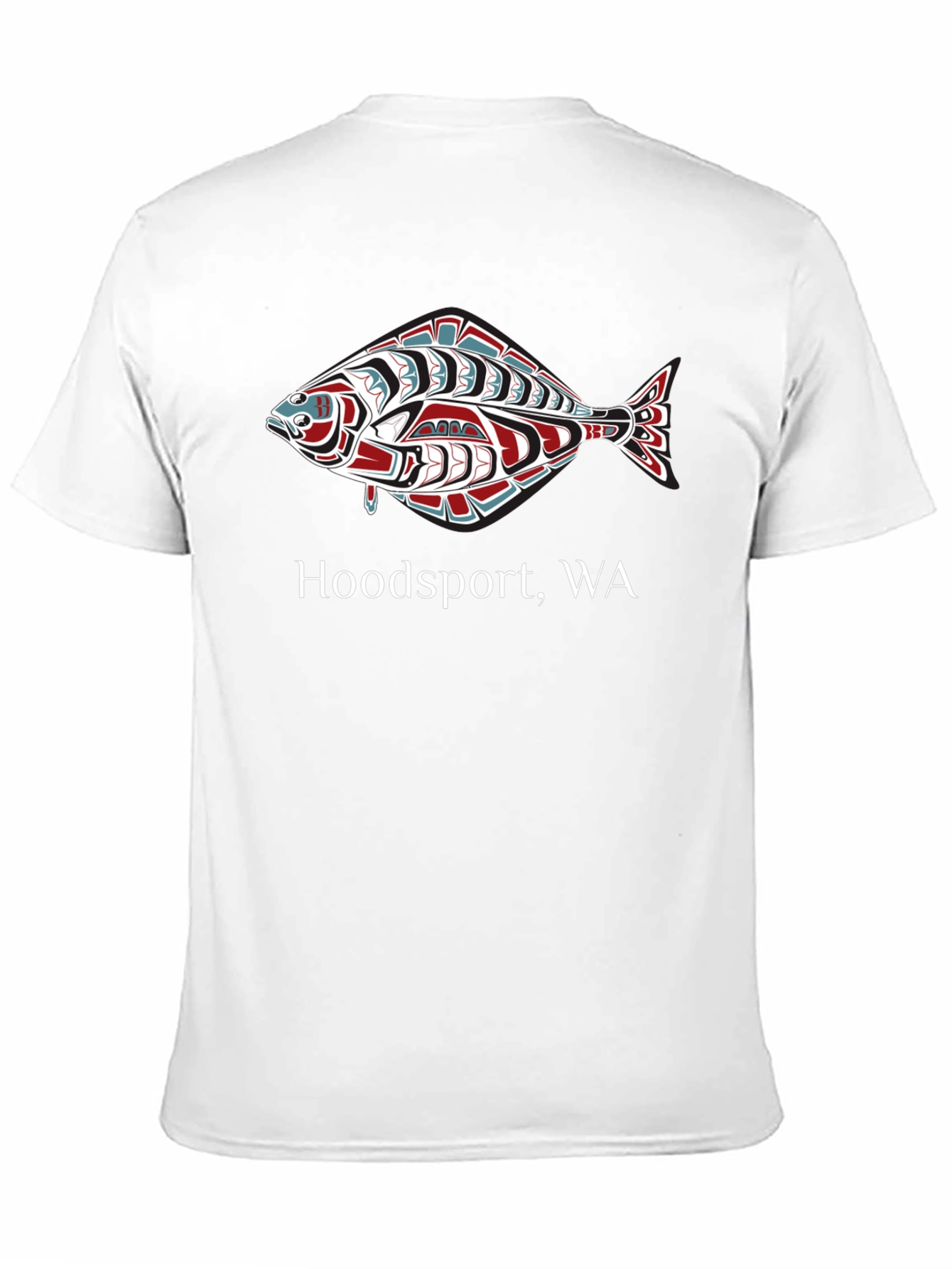 Hoodsport WA Fish Graphic Tee
