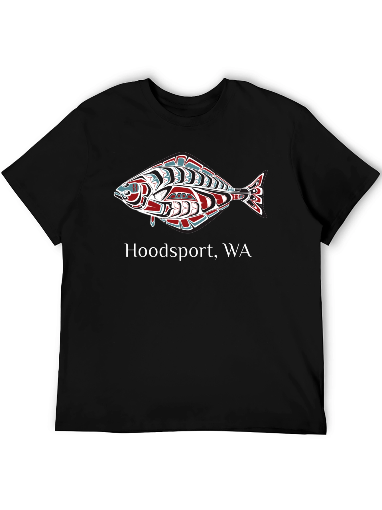 Hoodsport WA Fish Graphic Tee