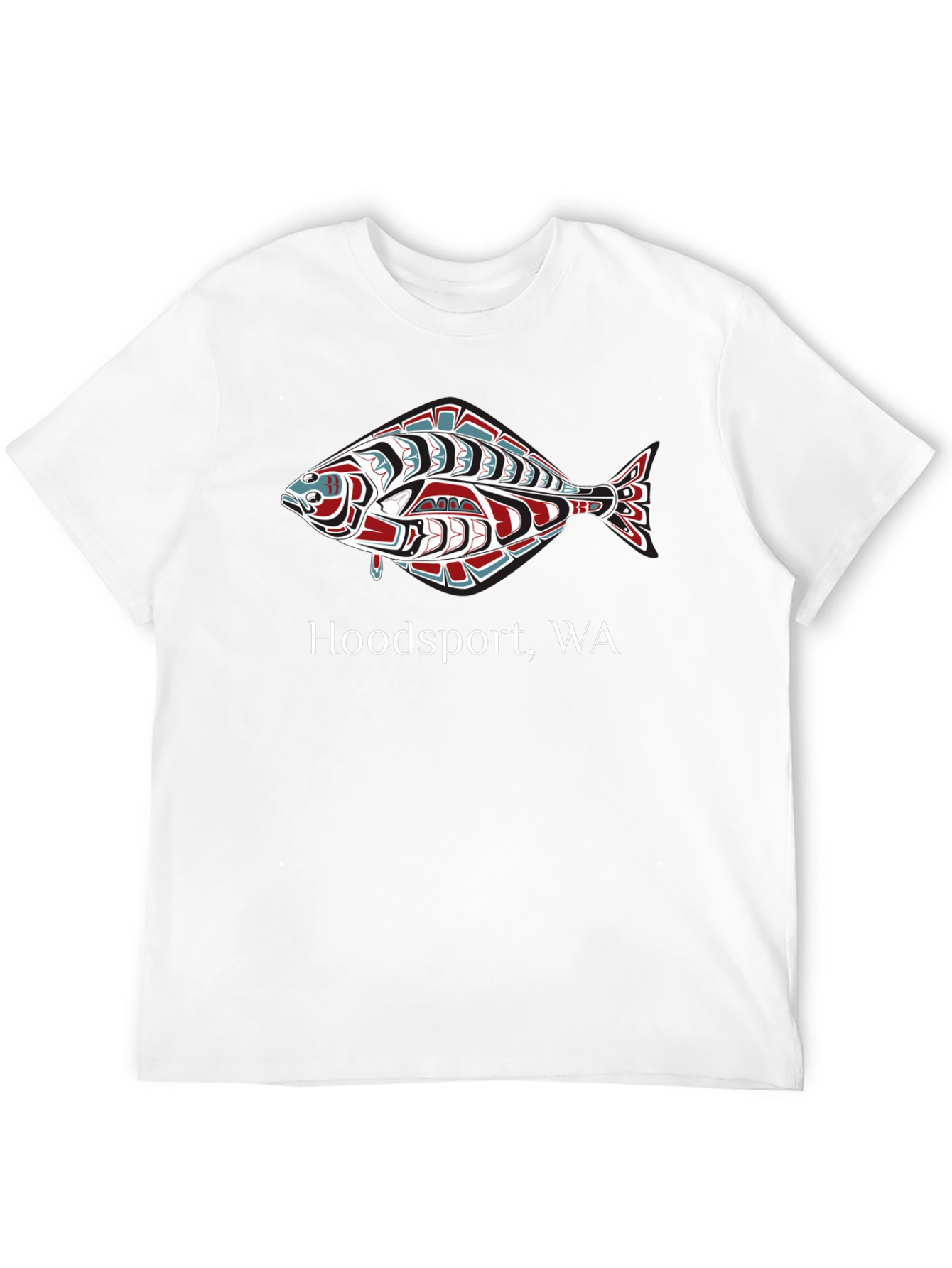 Hoodsport WA Fish Graphic Tee
