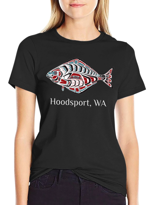 Hoodsport WA Fish Graphic Tee
