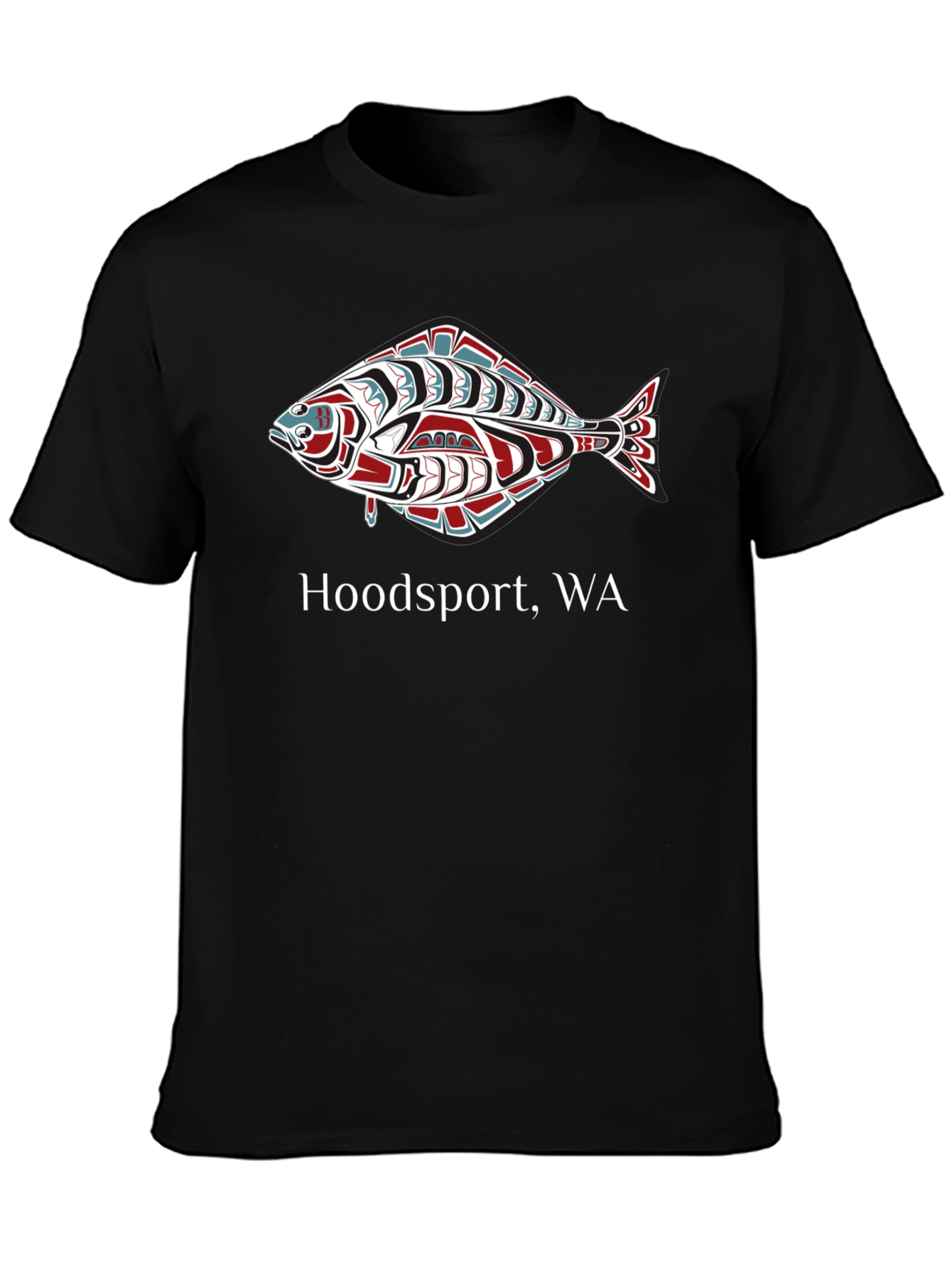 Hoodsport WA Fish Graphic Tee