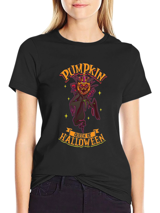 Pumpkin Queen Halloween T-Shirt