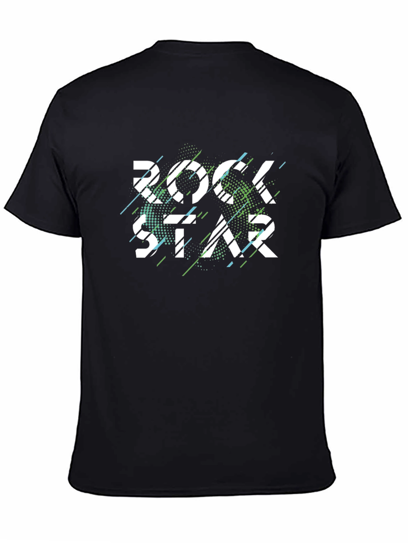 Rock Star Graphic Tee - Mens Black T-Shirt