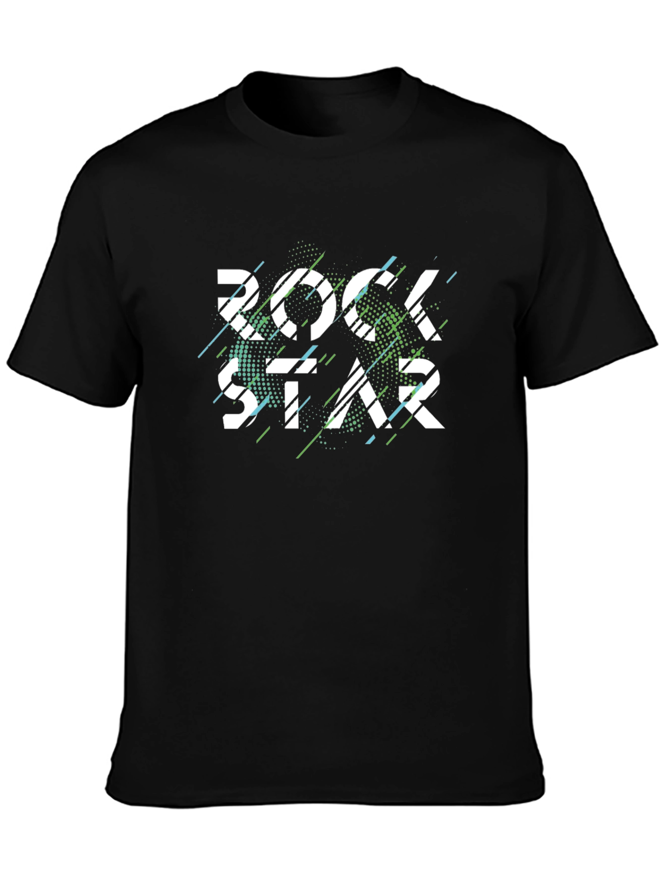 Rock Star Graphic Tee - Mens Black T-Shirt