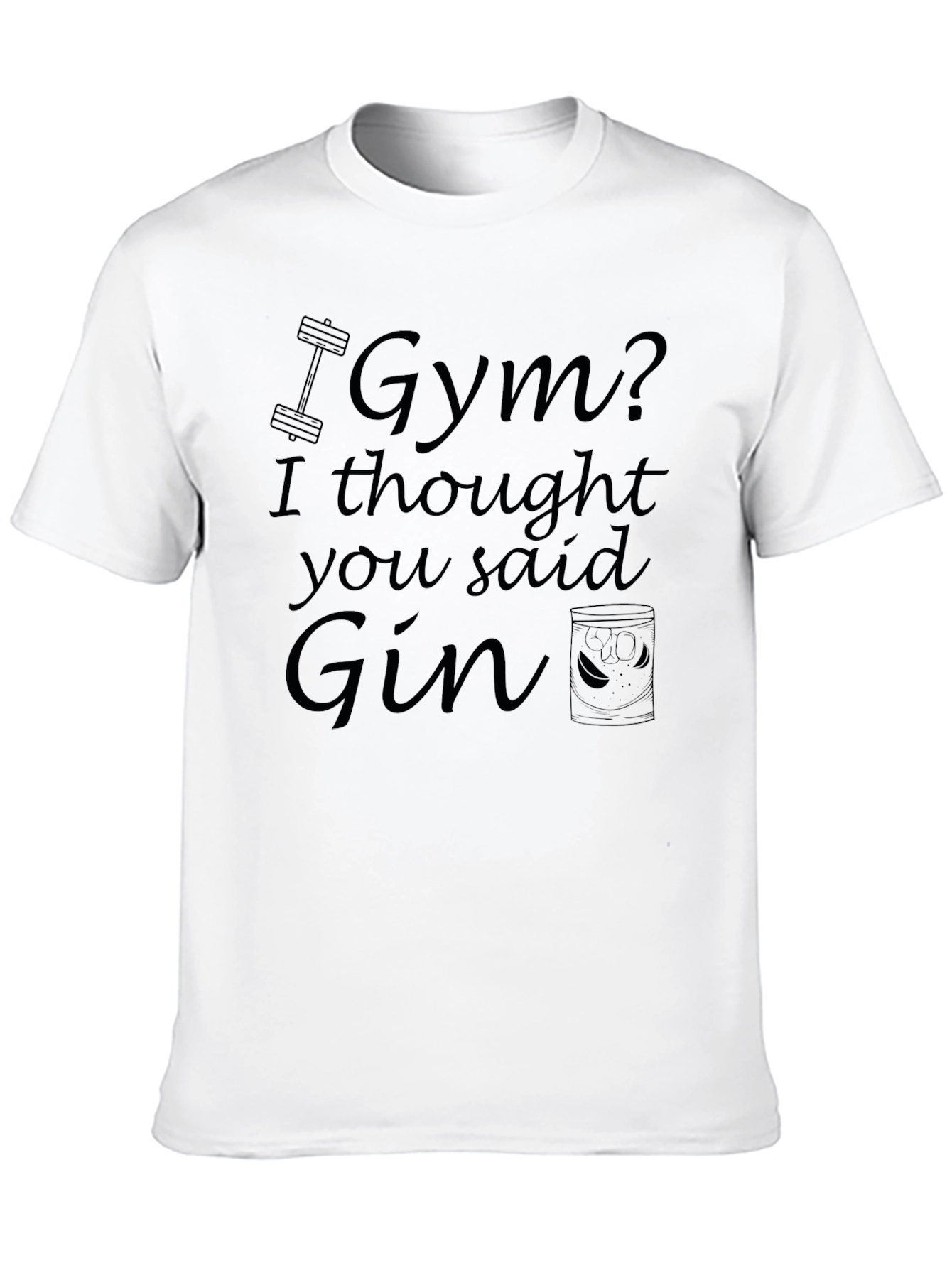 Gym or Gin Mens T-shirt