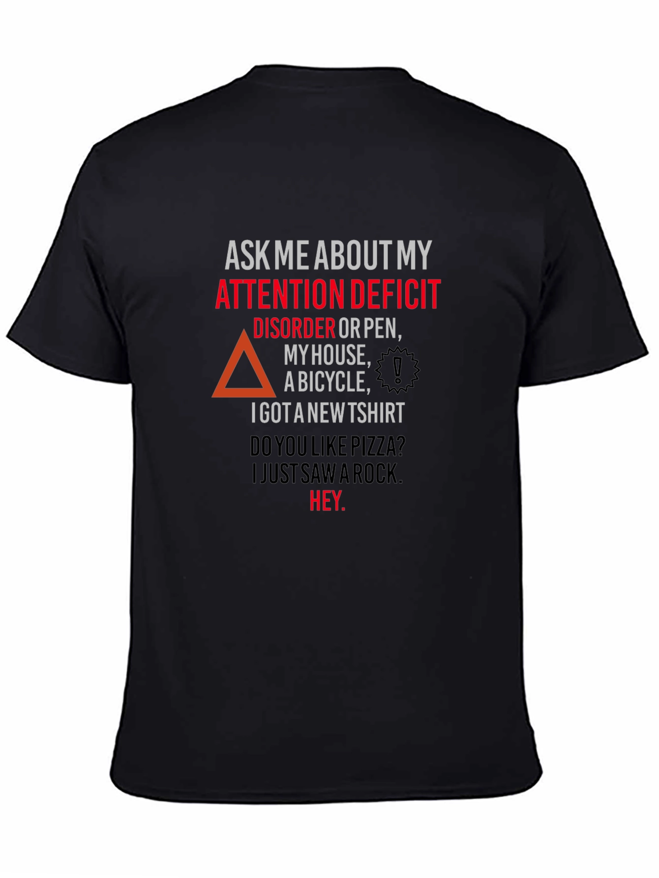 Attention Deficit Disorder T-Shirt Funny