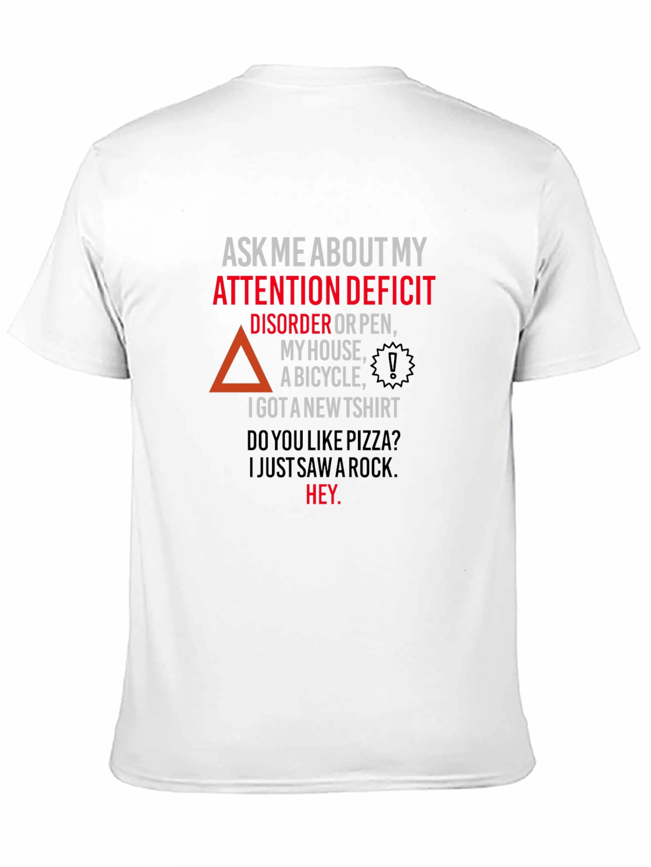 Attention Deficit Disorder T-Shirt Funny