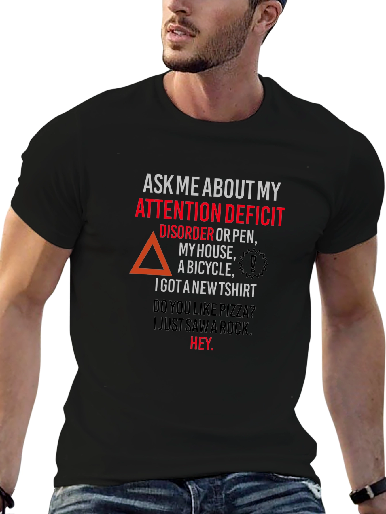 Attention Deficit Disorder T-Shirt Funny