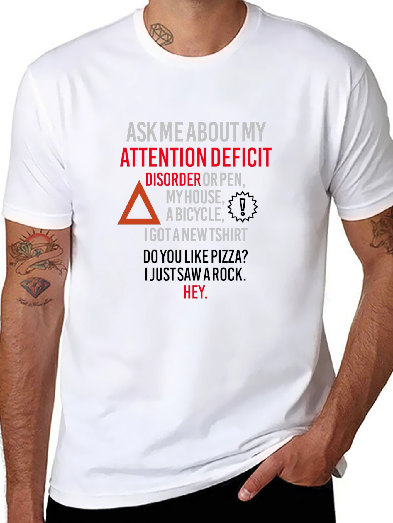 Attention Deficit Disorder T-Shirt Funny