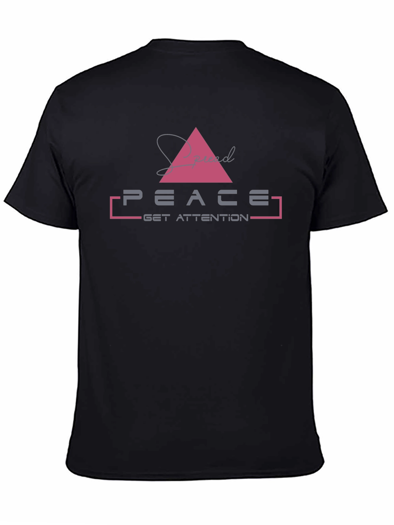 Peace Get Attention Graphic Tee