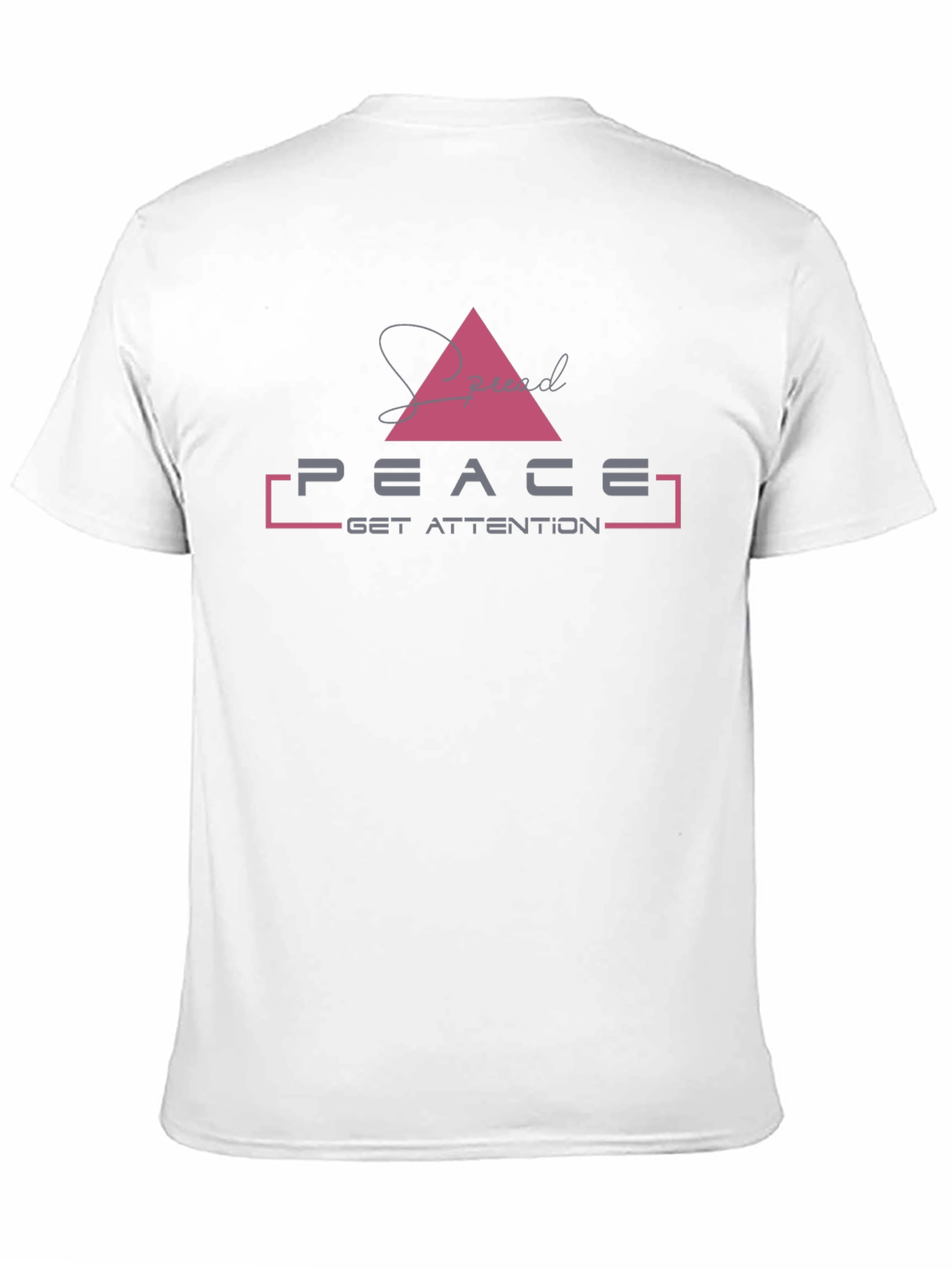 Peace Get Attention Graphic Tee