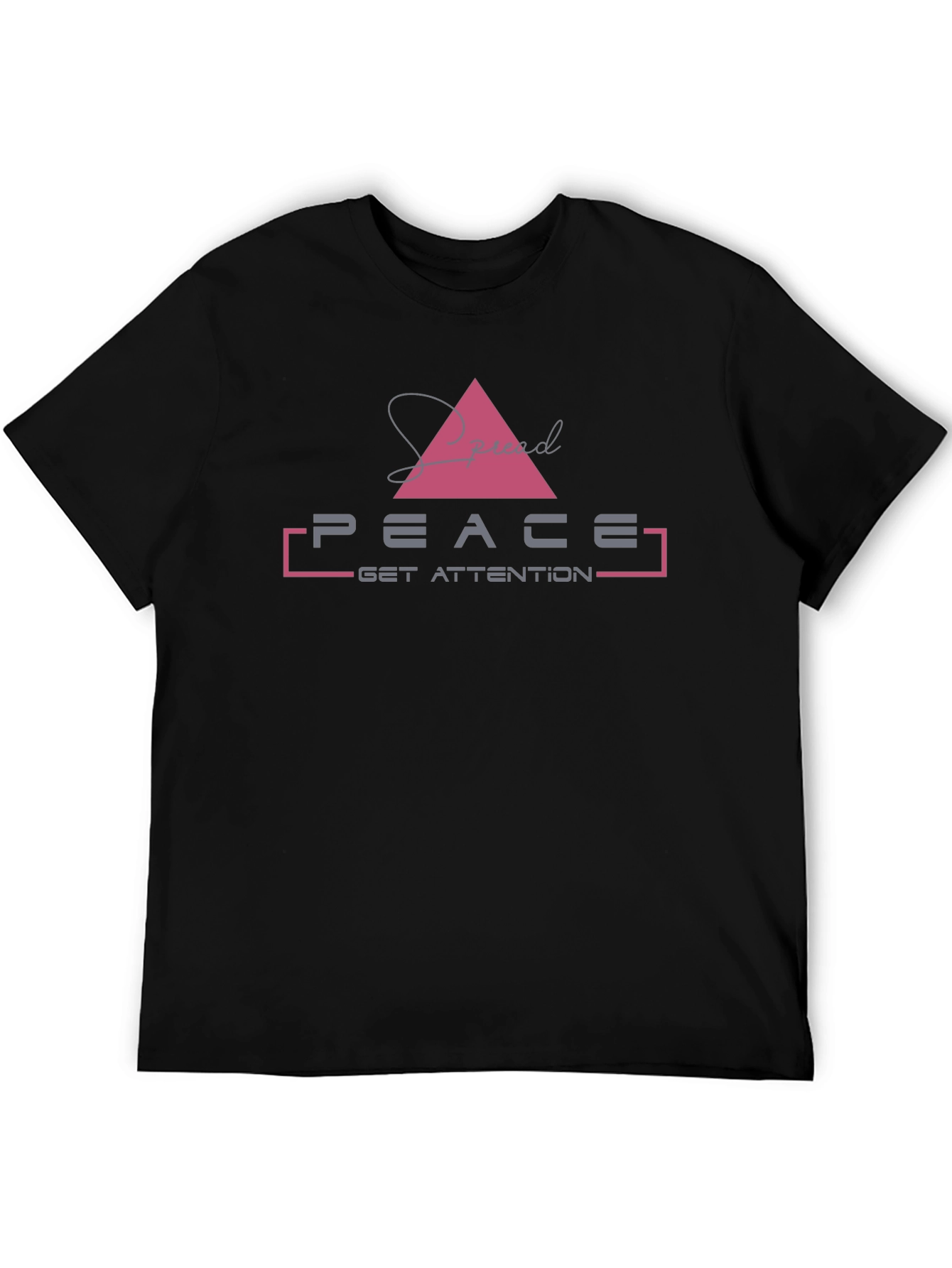 Peace Get Attention Graphic Tee