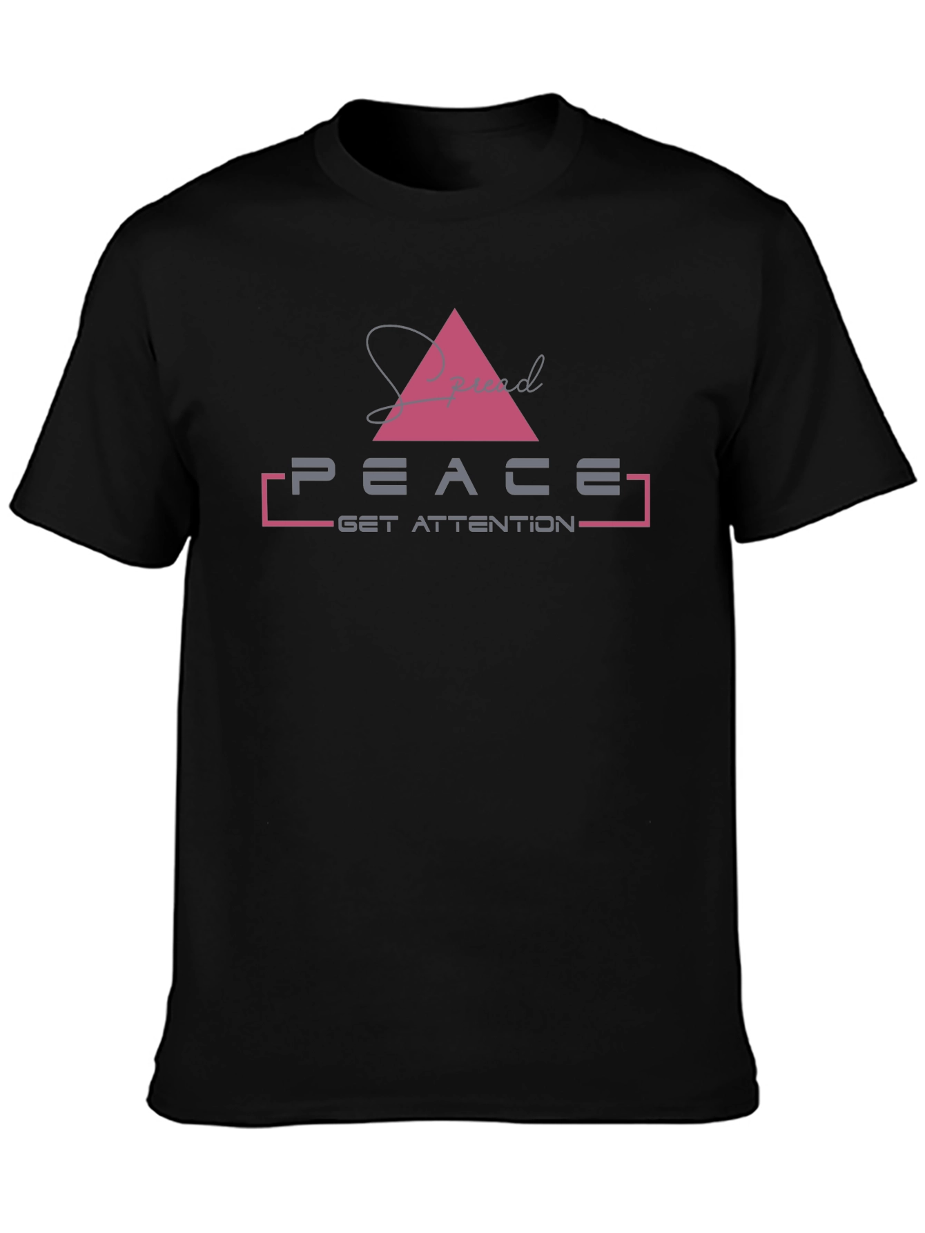 Peace Get Attention Graphic Tee