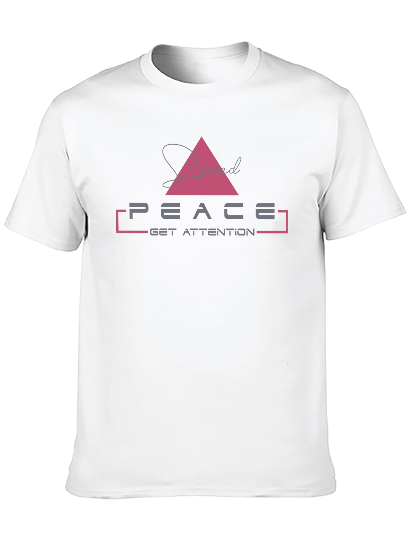 Peace Get Attention Graphic Tee
