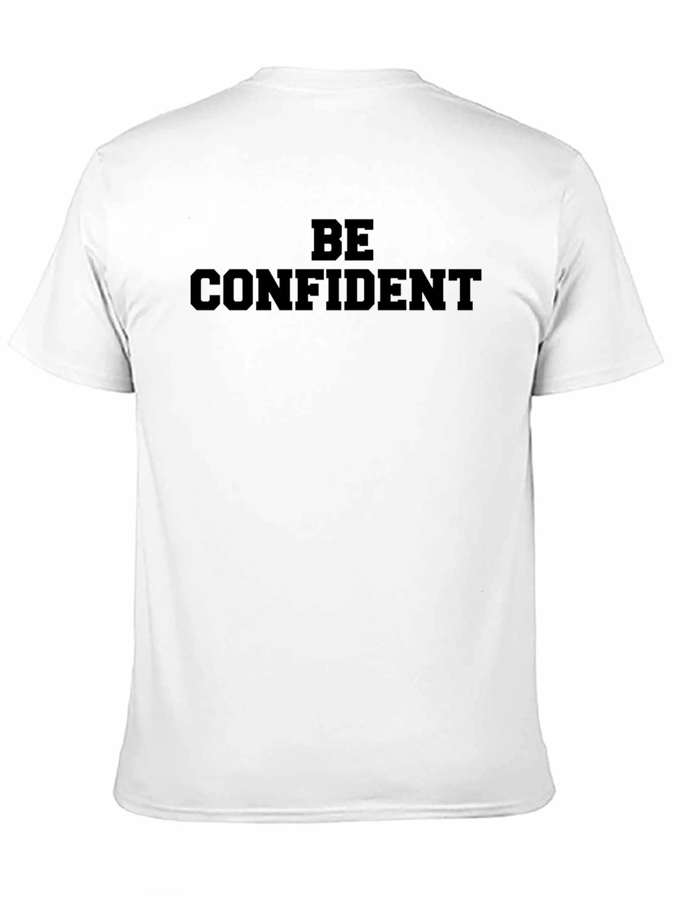 Be Confident Graphic Tee - Solid Black