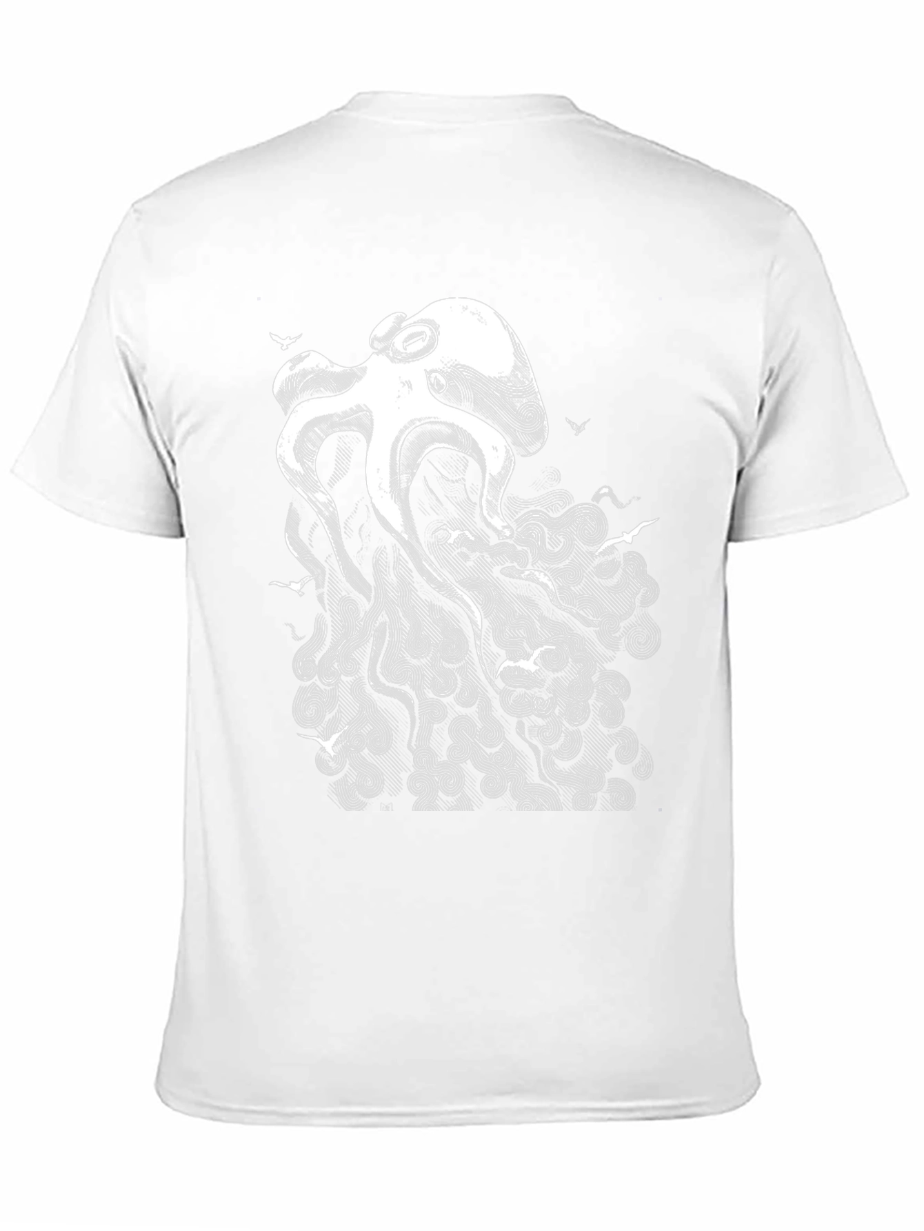 Octopus Art Tee - Sea Life Graphic Print T-Shirt