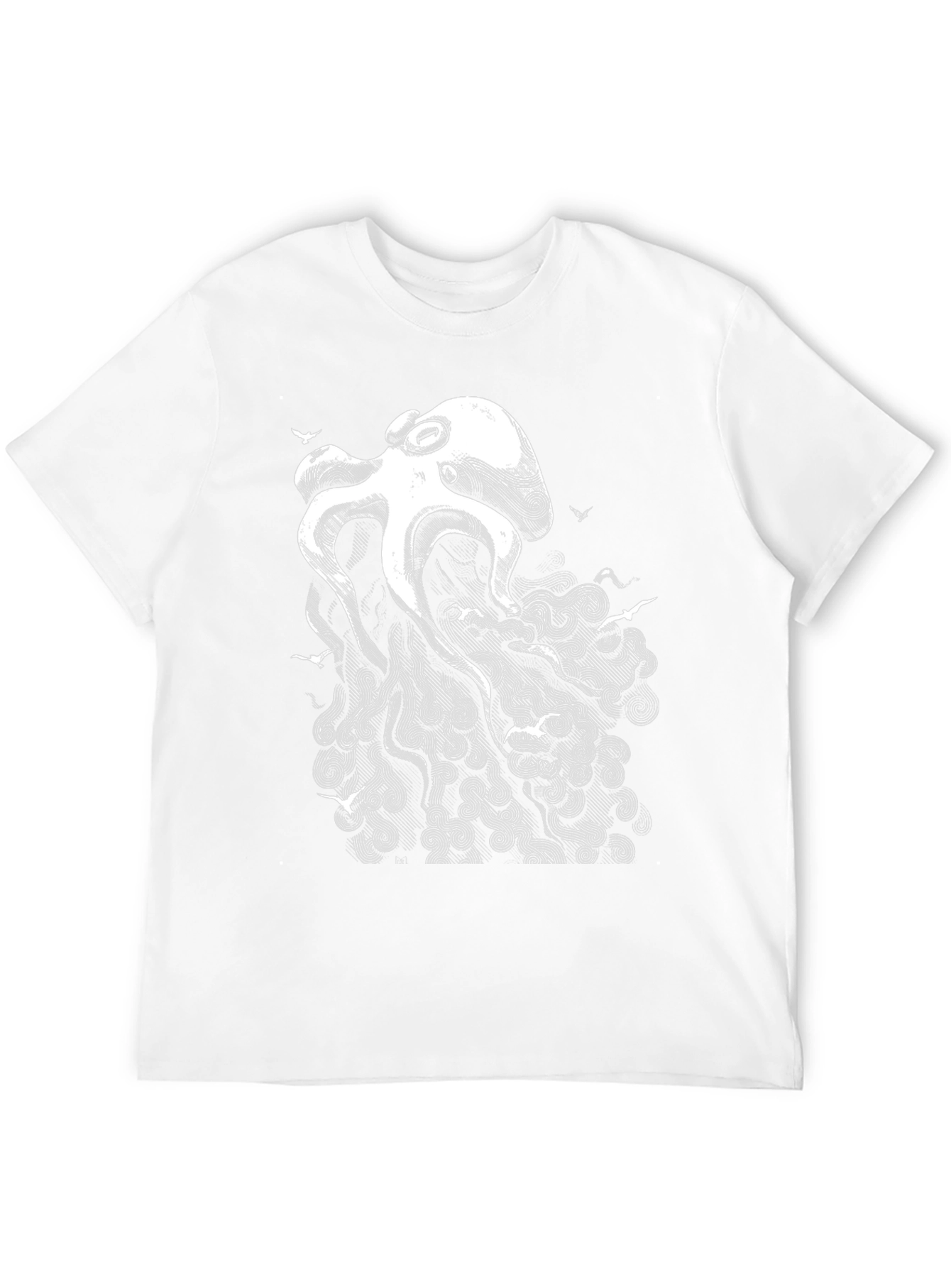 Octopus Art Tee - Sea Life Graphic Print T-Shirt