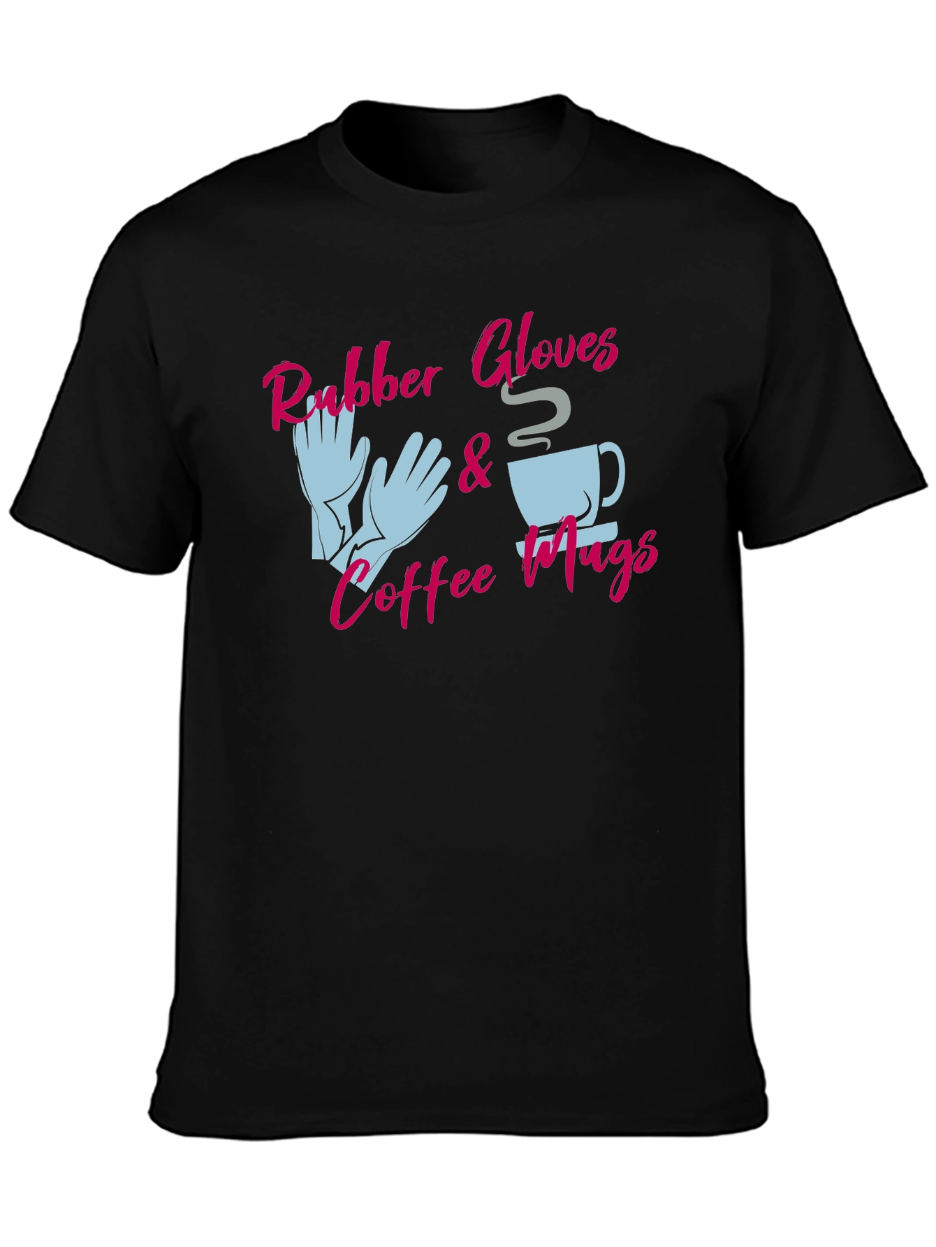 Rubber Gloves & Coffee Mugs Graphic Tee