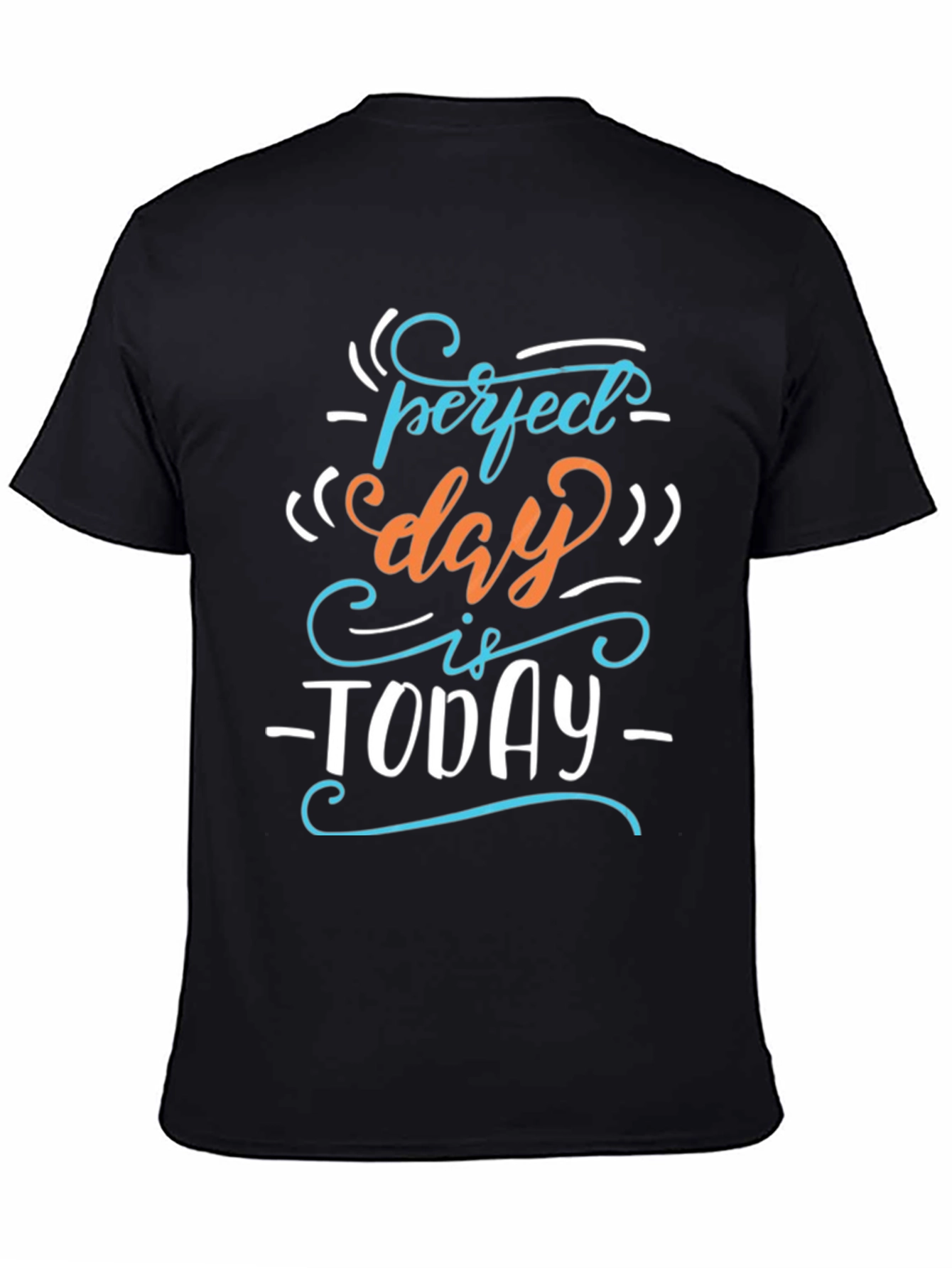 Perfect Day Today Graphic Tee - Black