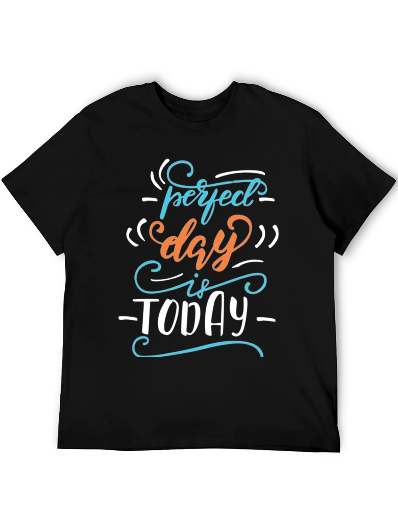 Perfect Day Today Graphic Tee - Black