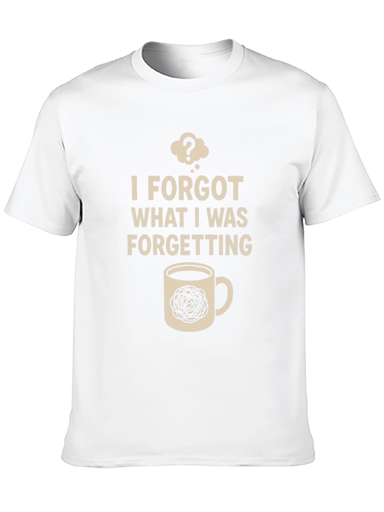 Forgetful Coffee T-Shirt - Novelty Graphic Tee